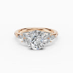 Anillo de compromiso VESTA brillante clúster - galería