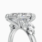 Anillo de compromiso VESTA marquesa clúster - vista trasera
