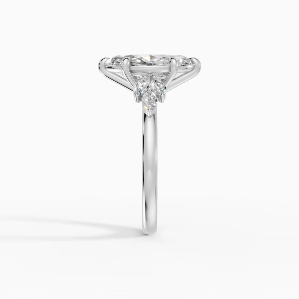 Anillo de compromiso VESTA marquesa clúster - primer plano