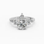 Anillo de compromiso VESTA pera clúster - detalle banda