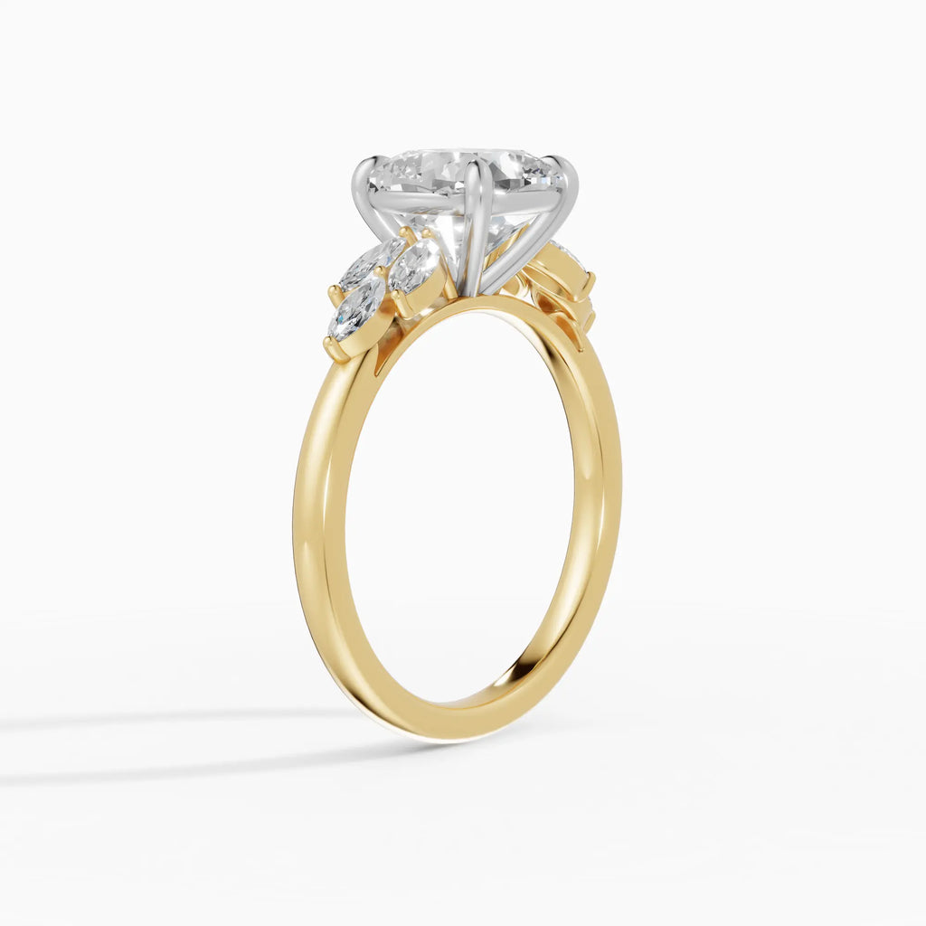 Anillo de compromiso VESTA cojín clúster