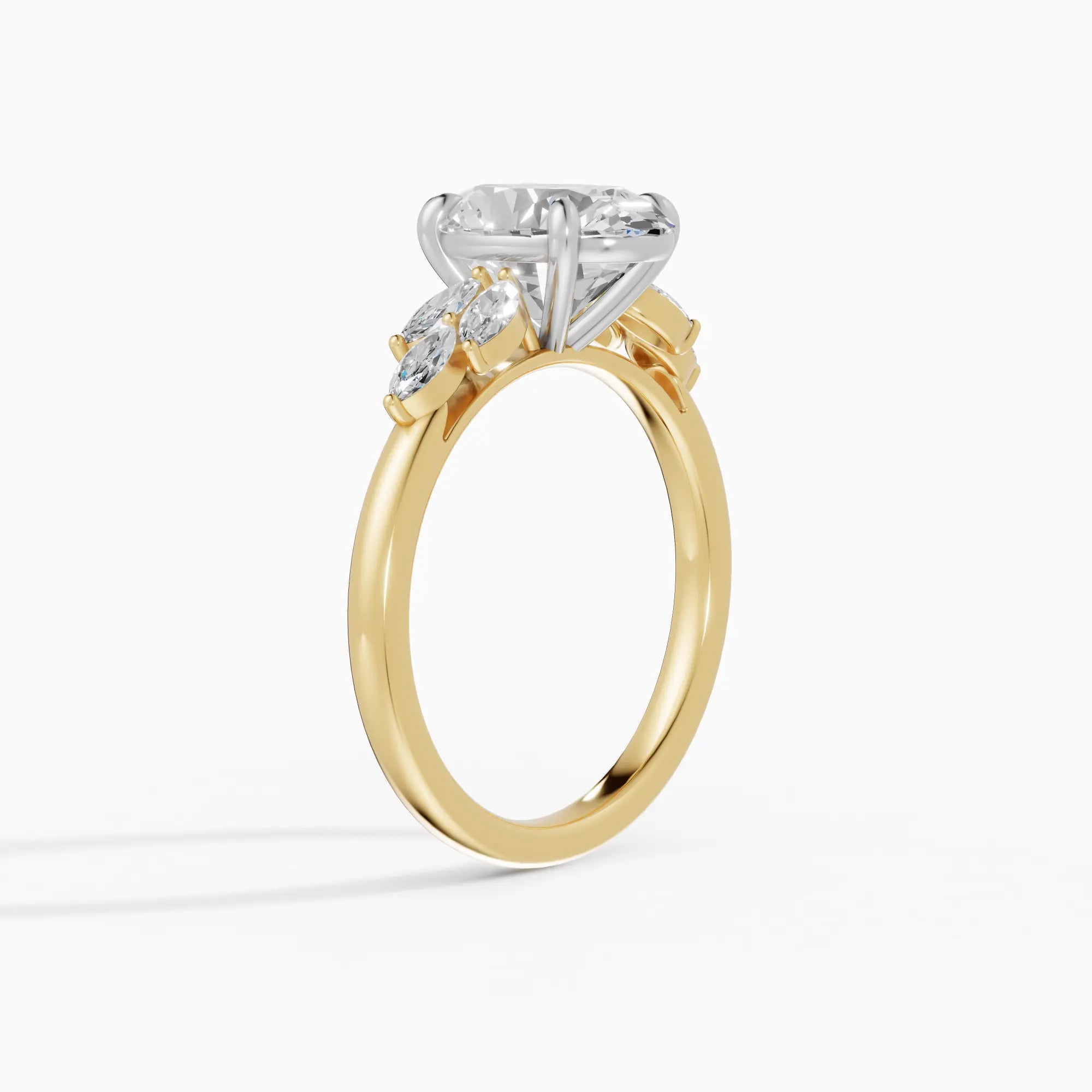 Anillo de compromiso VESTA oval clúster