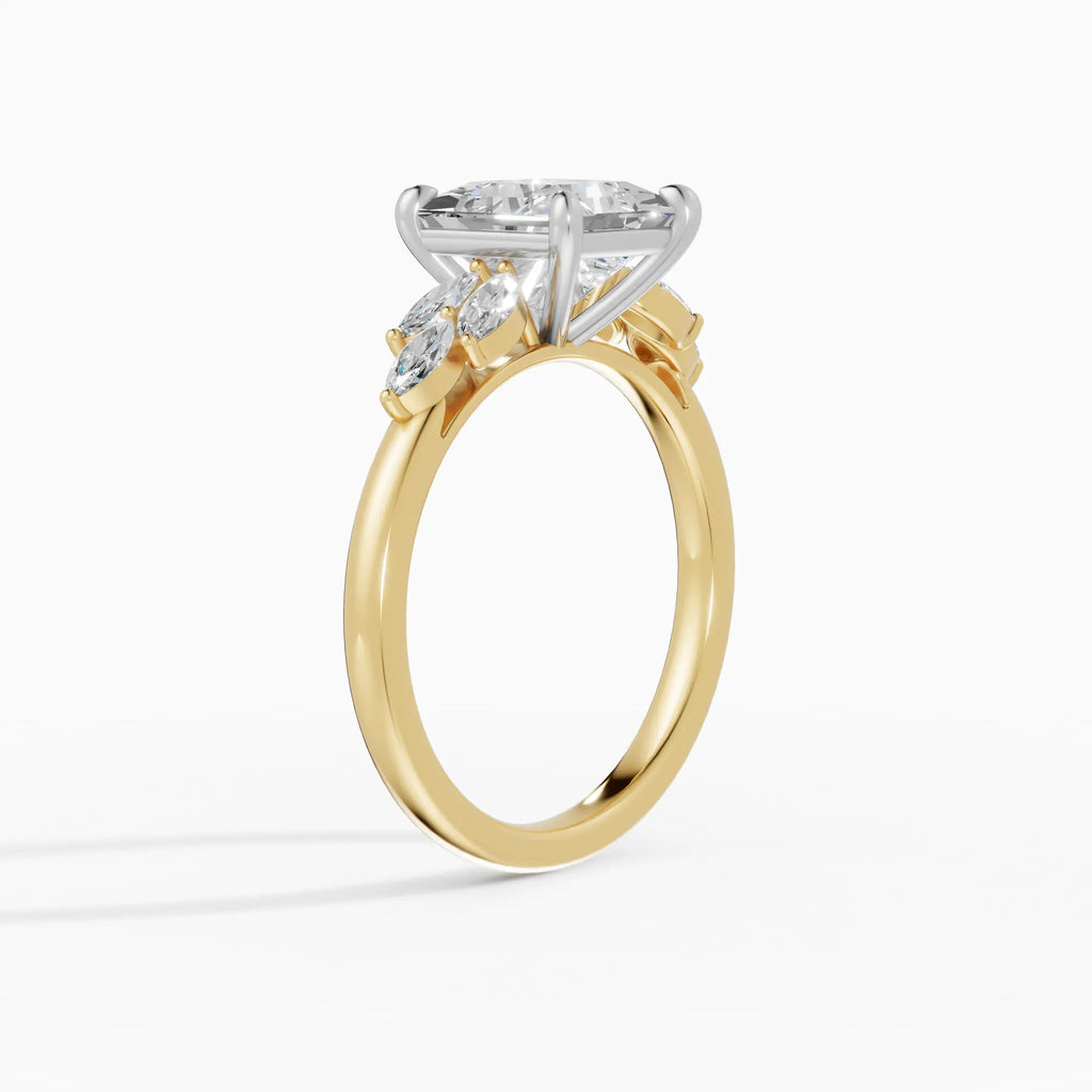 Anillo de compromiso VESTA princesa clúster