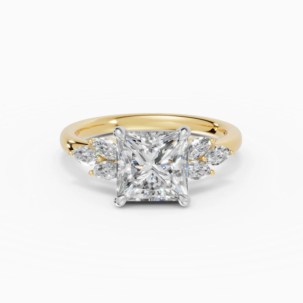 Anillo de compromiso VESTA princesa clúster