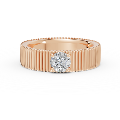 ATLAS | Anillo compromiso maxi 5mm brillante