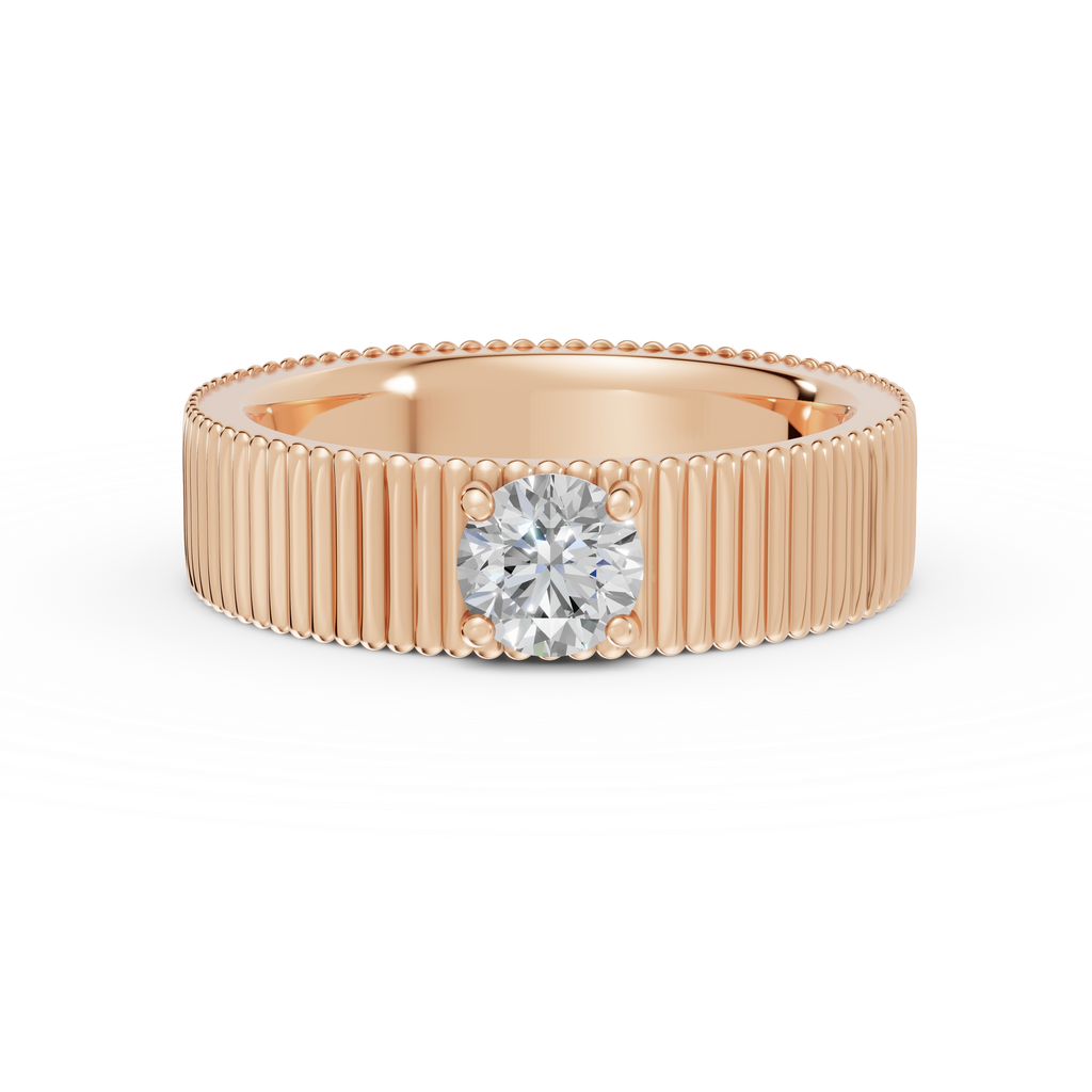 ATLAS | Anillo compromiso maxi 5mm brillante