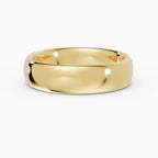 ESSENTIA comfort fit 5mm wedding band in 18k yellow gold