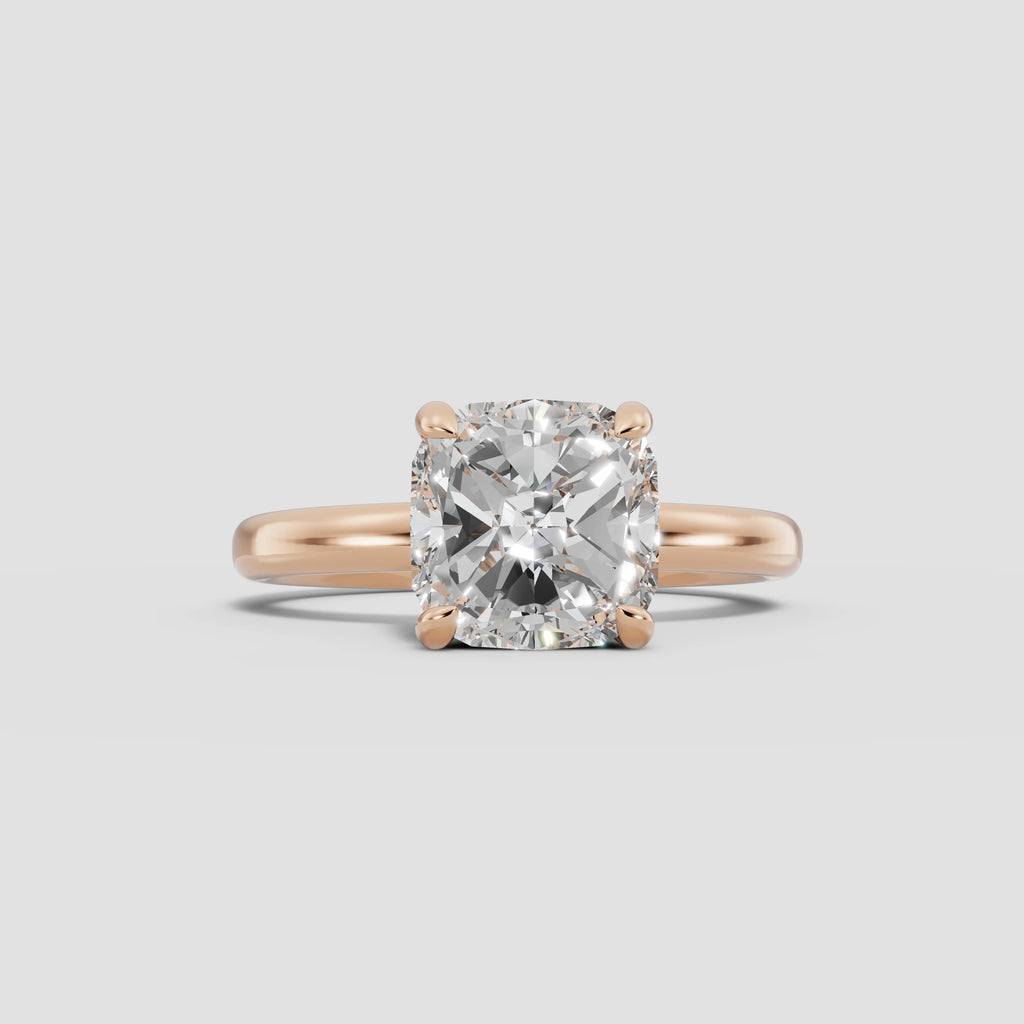 GAIA | Anillo solitario cojín