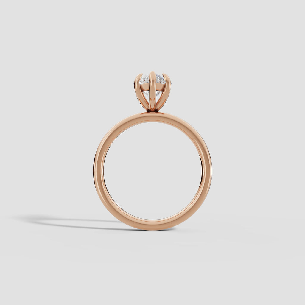 GAIA | Anillo solitario marquesa