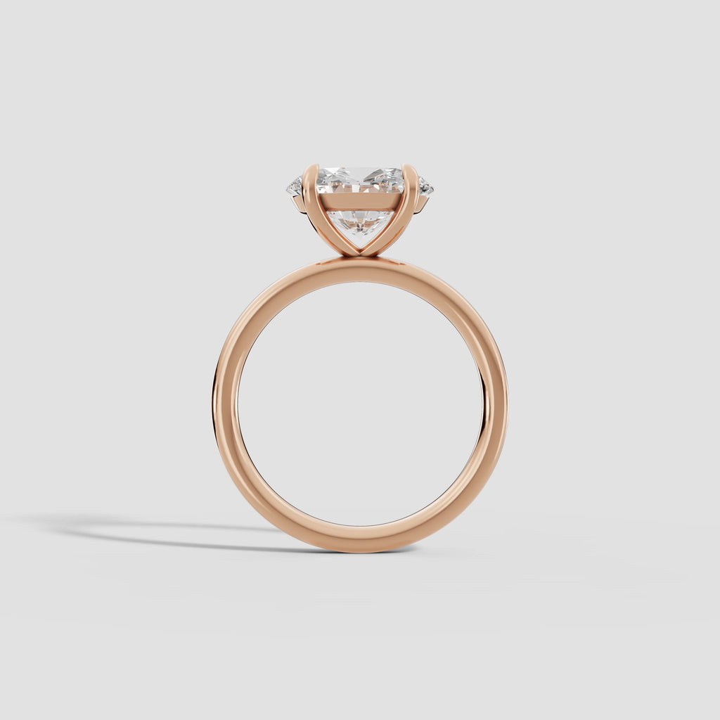 GAIA | Anillo solitario oval east west