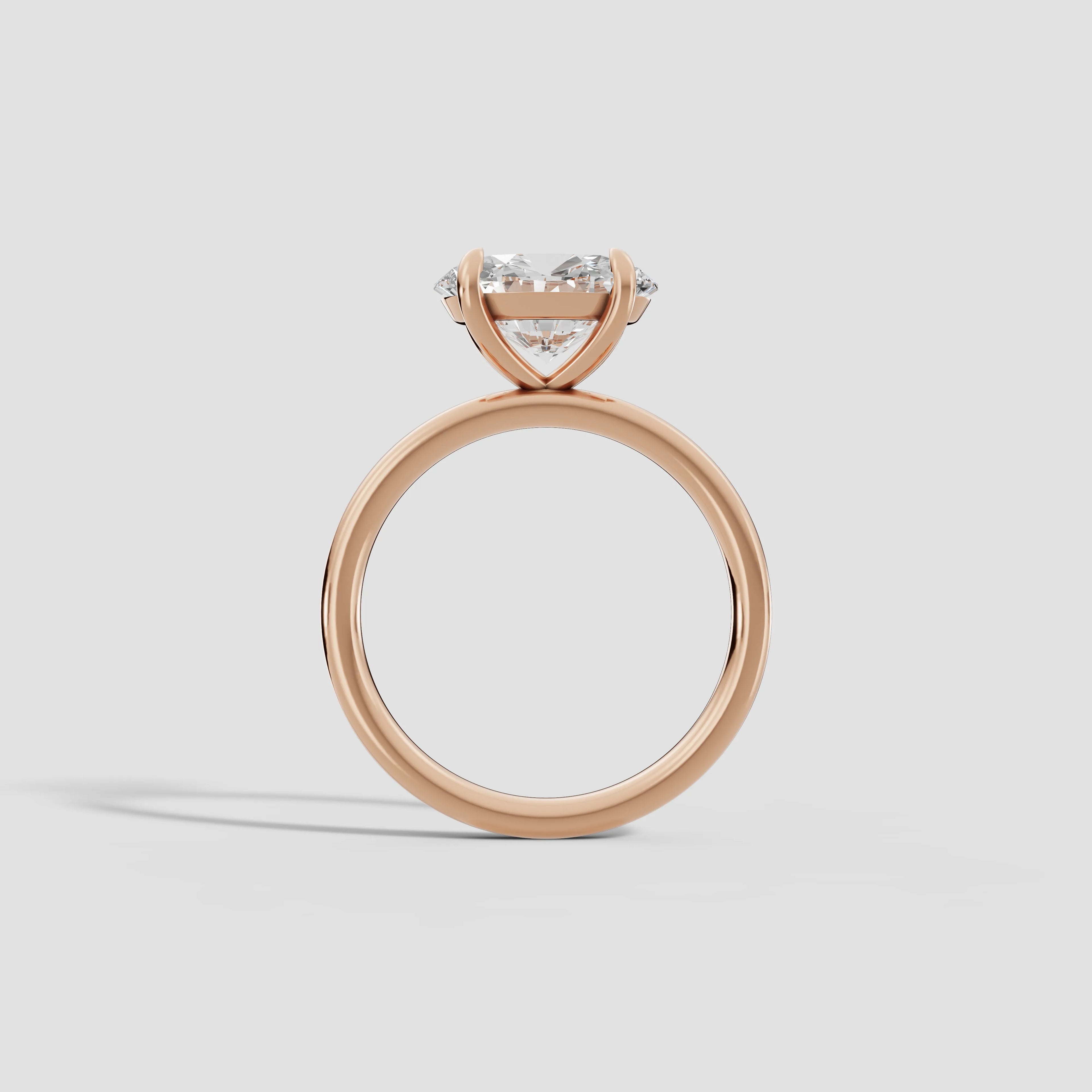 GAIA | Anillo solitario oval east west