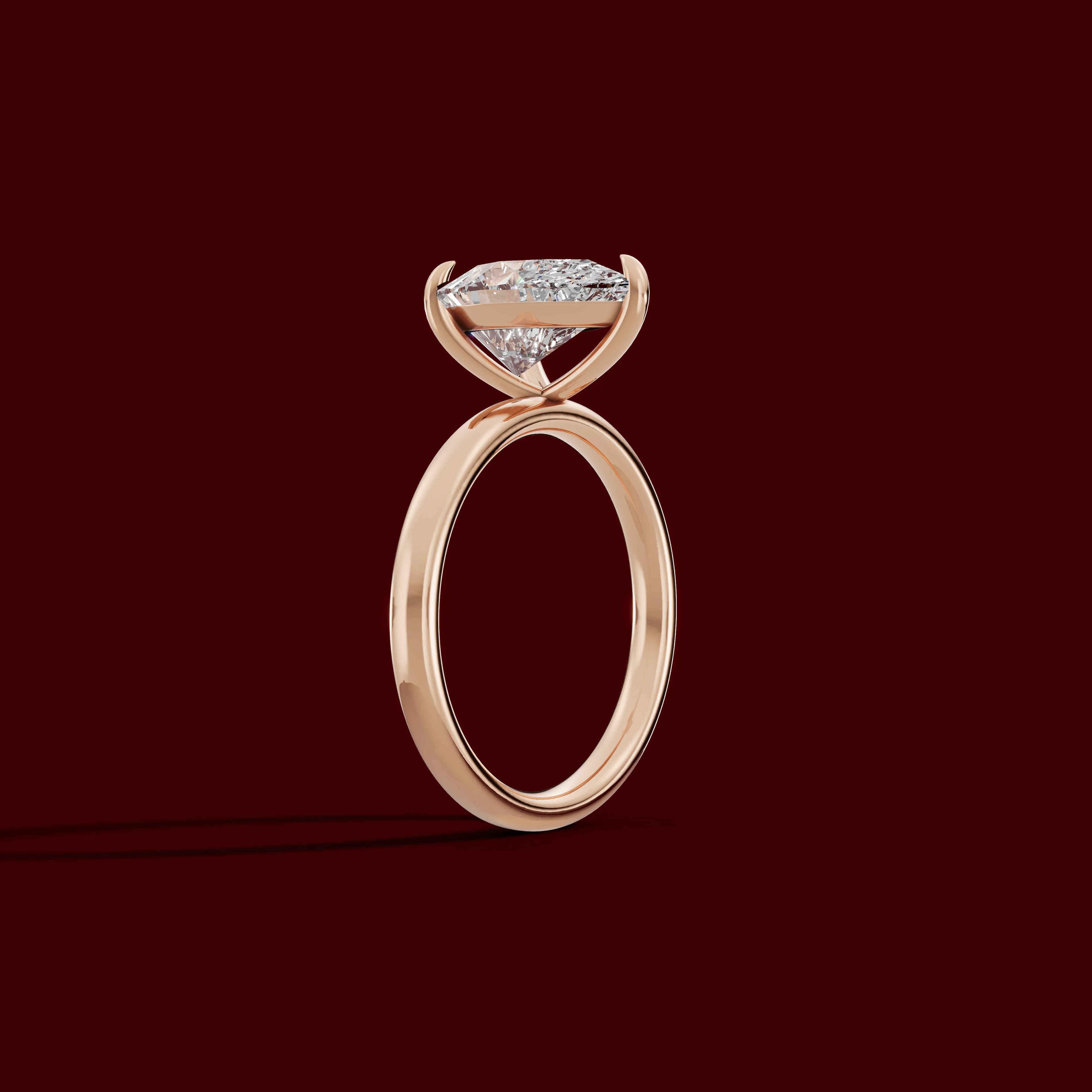 GAIA | Anillo solitario pera