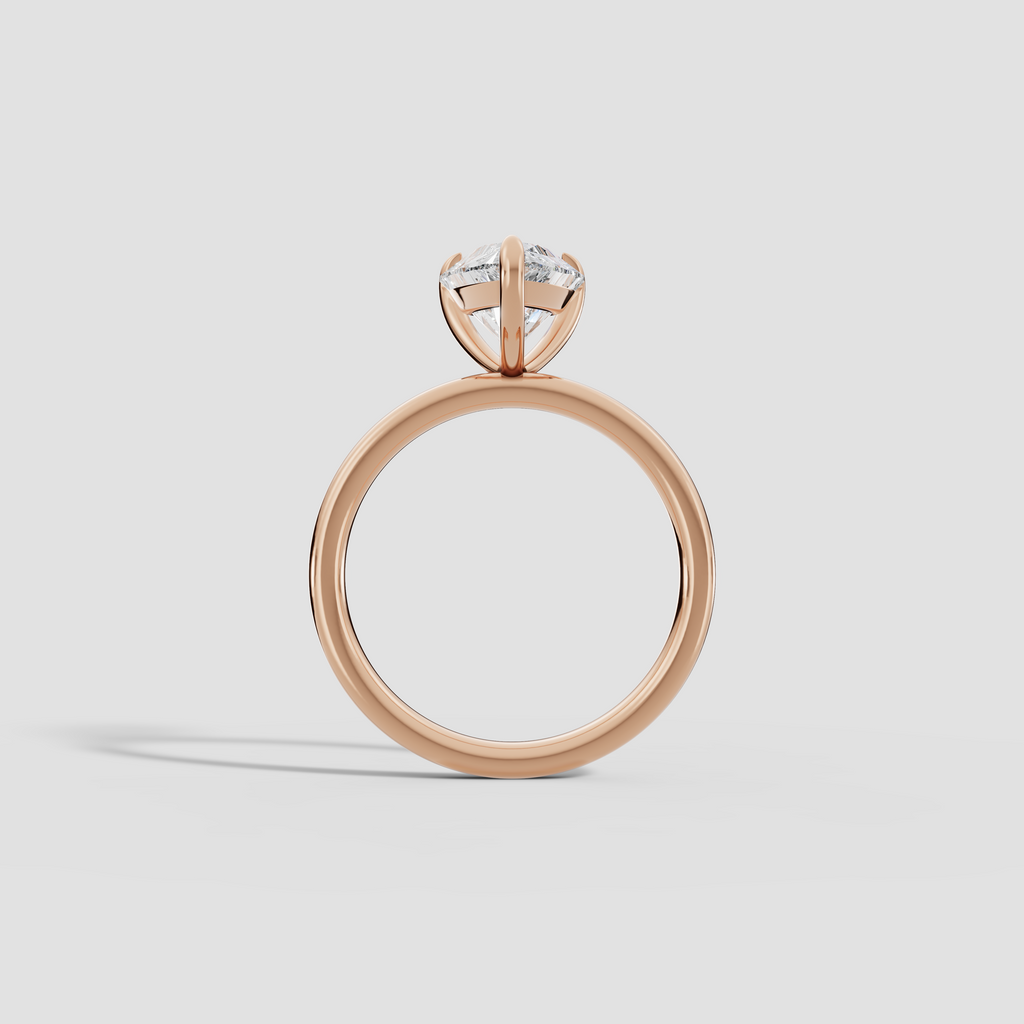 GAIA | Anillo solitario pera