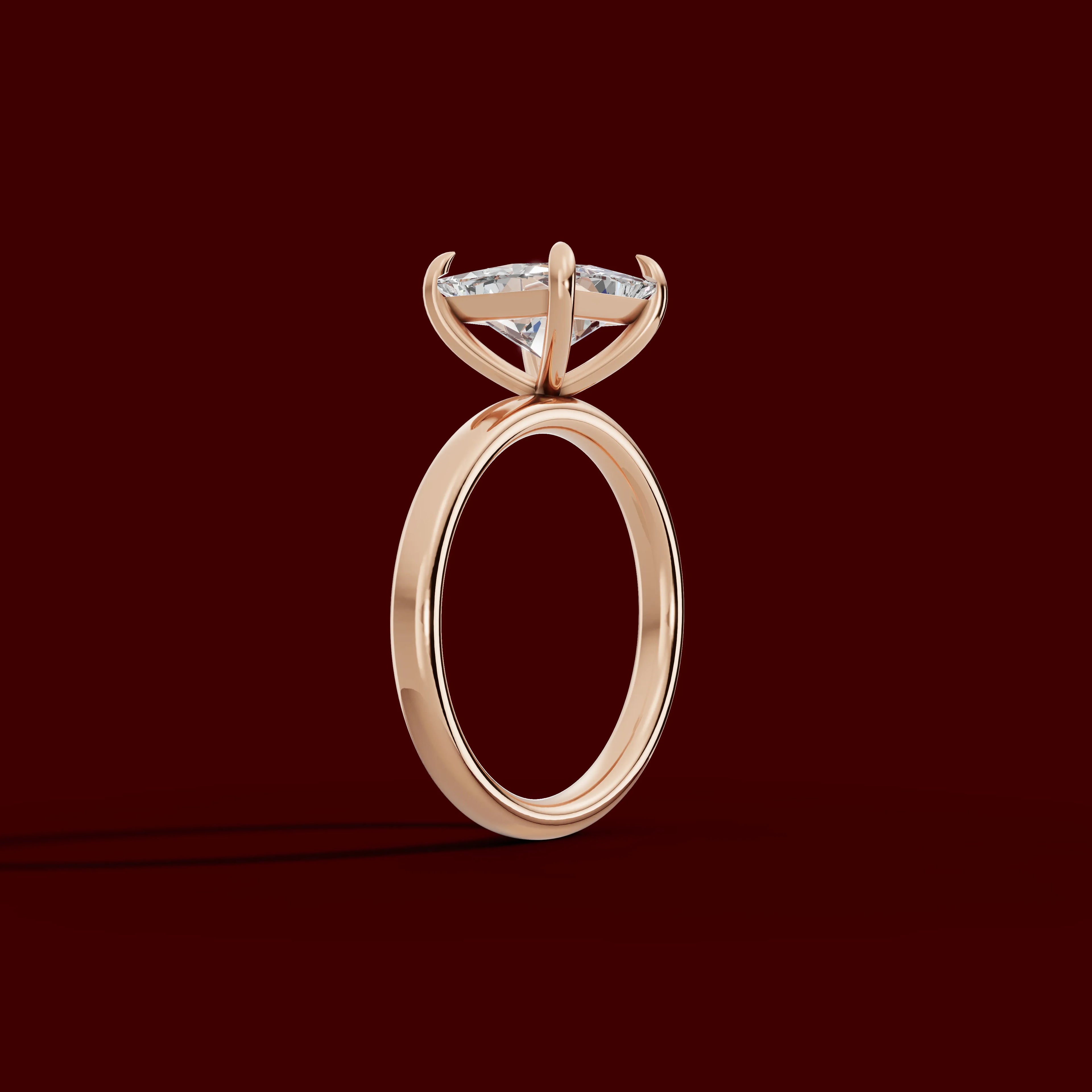 GAIA | Anillo solitario princesa