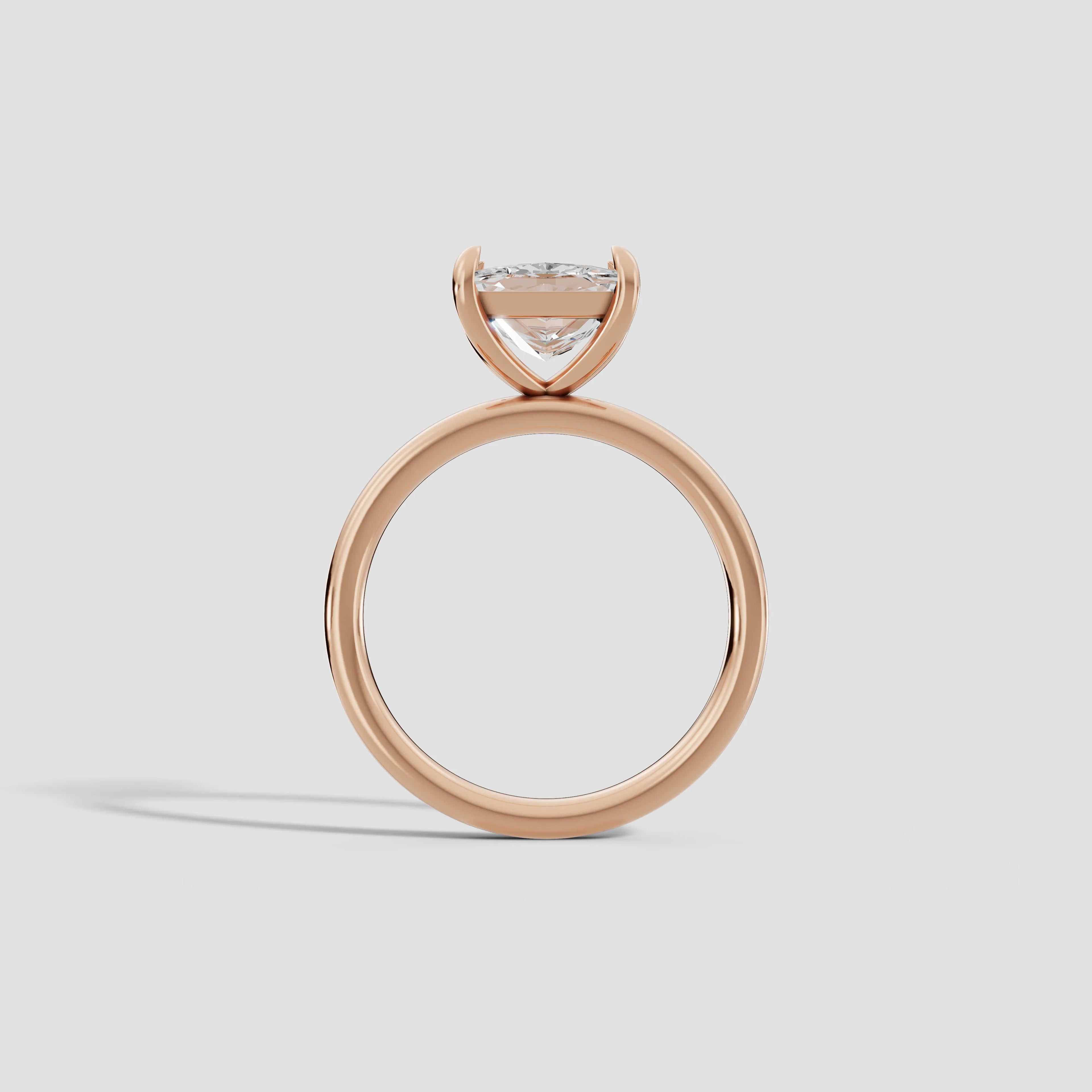 GAIA | Anillo solitario princesa