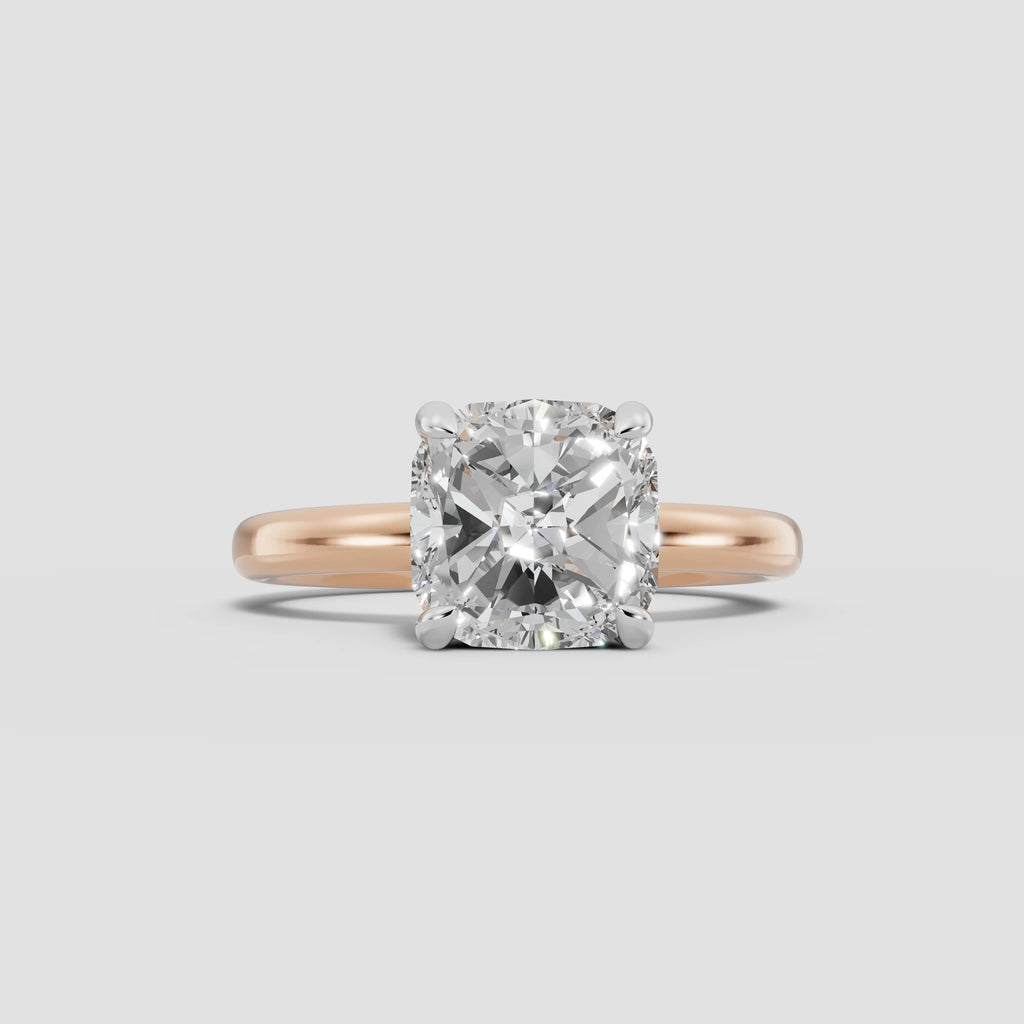 GAIA | Anillo solitario cojín