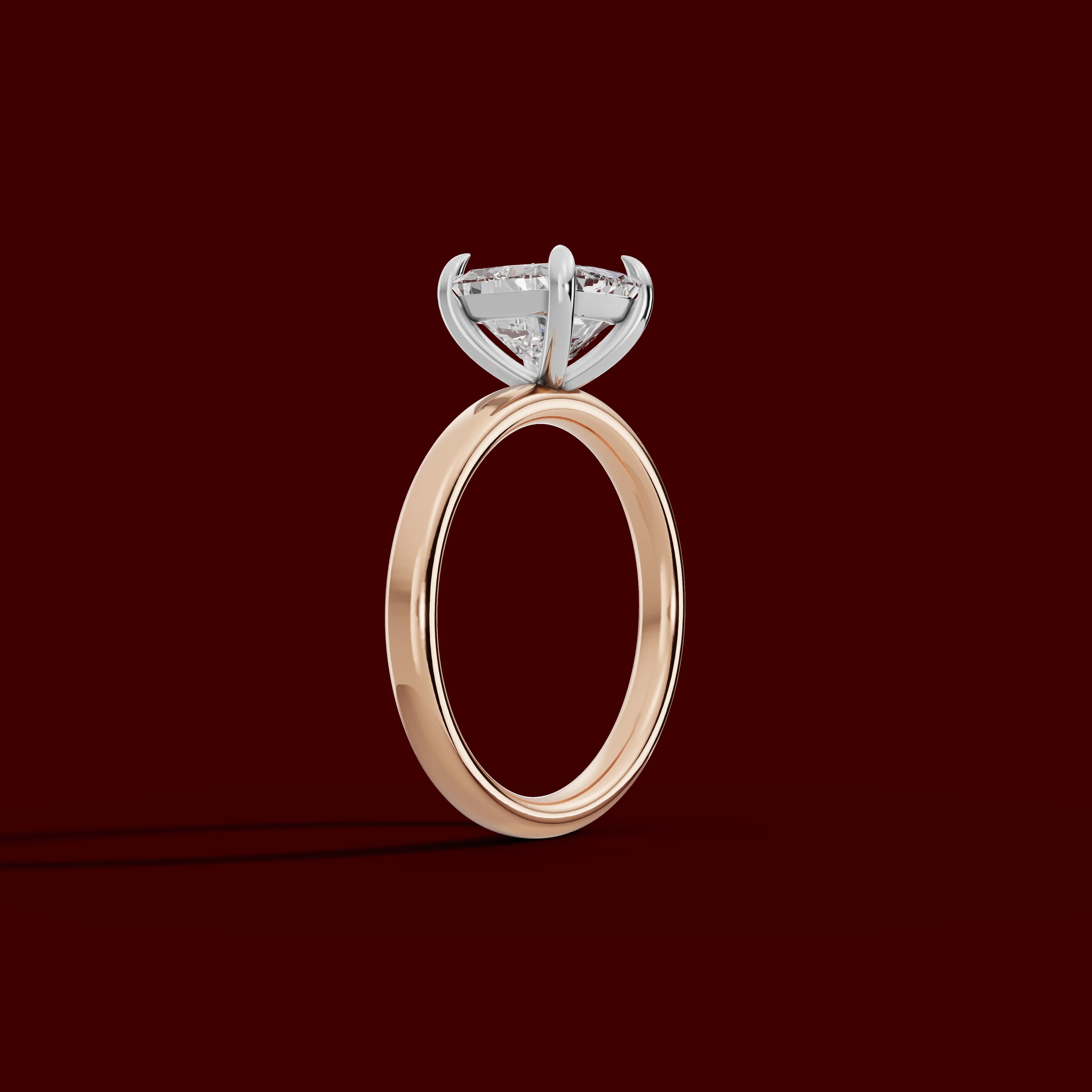 GAIA | Anillo solitario cojín