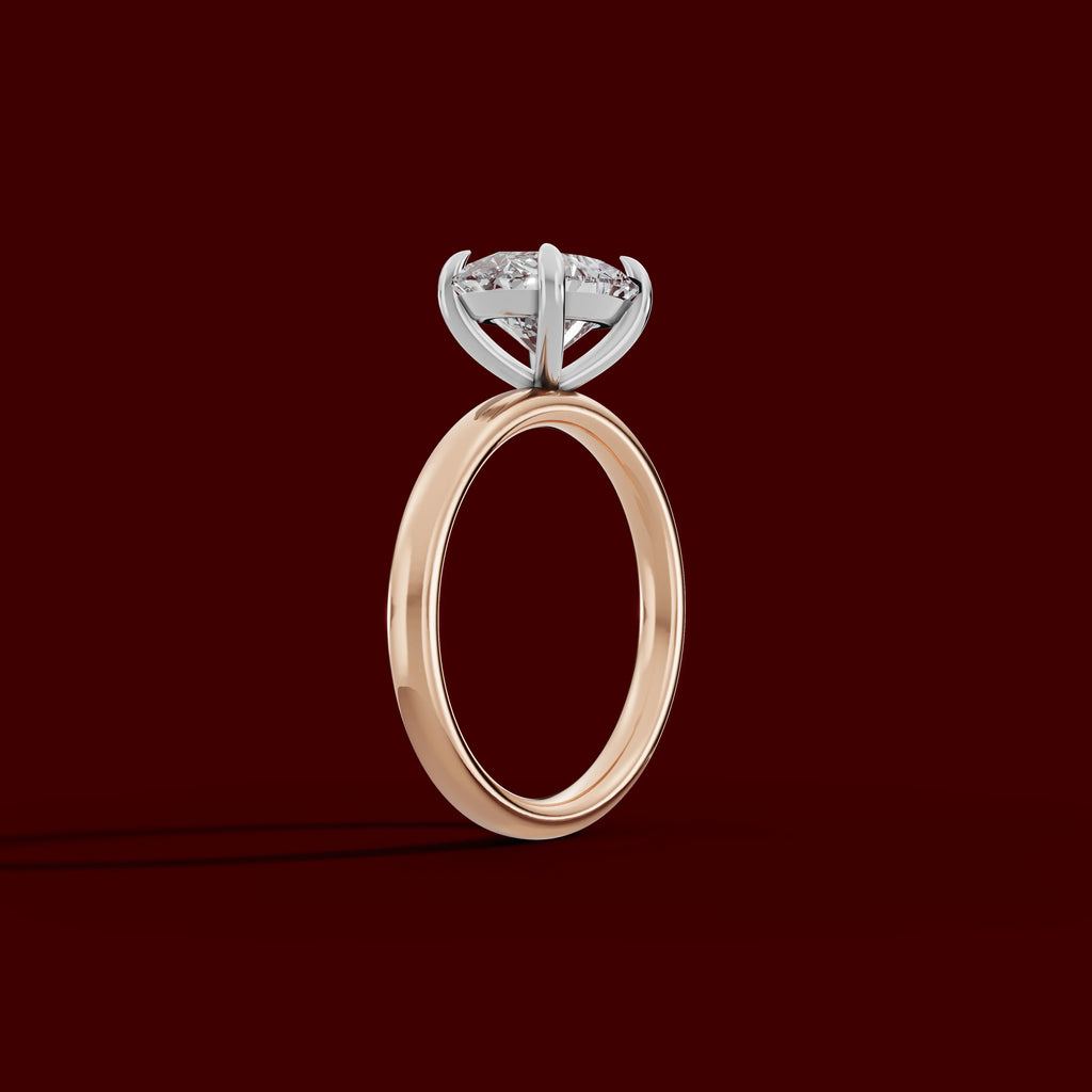 GAIA | Anillo solitario oval east west