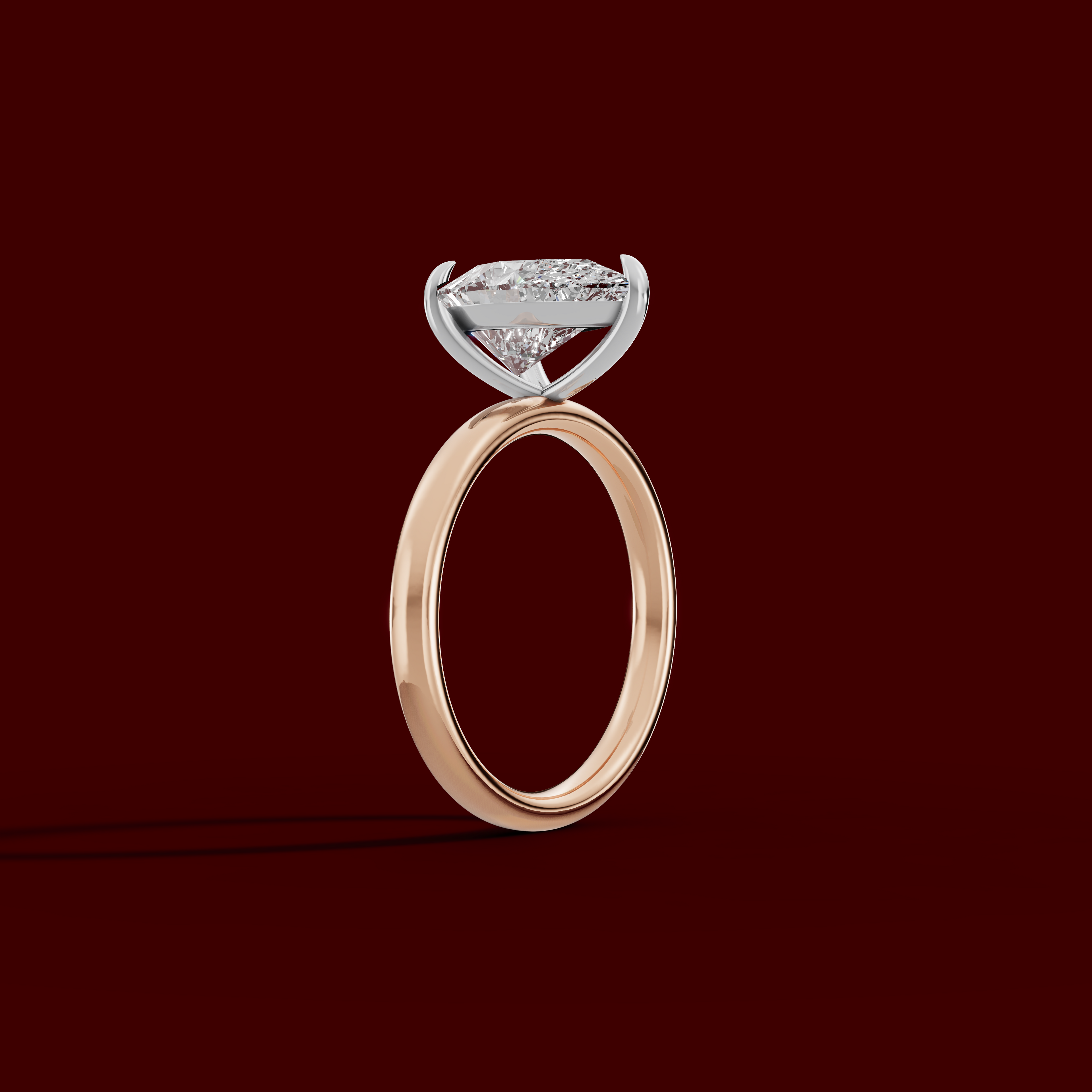 GAIA | Anillo solitario pera