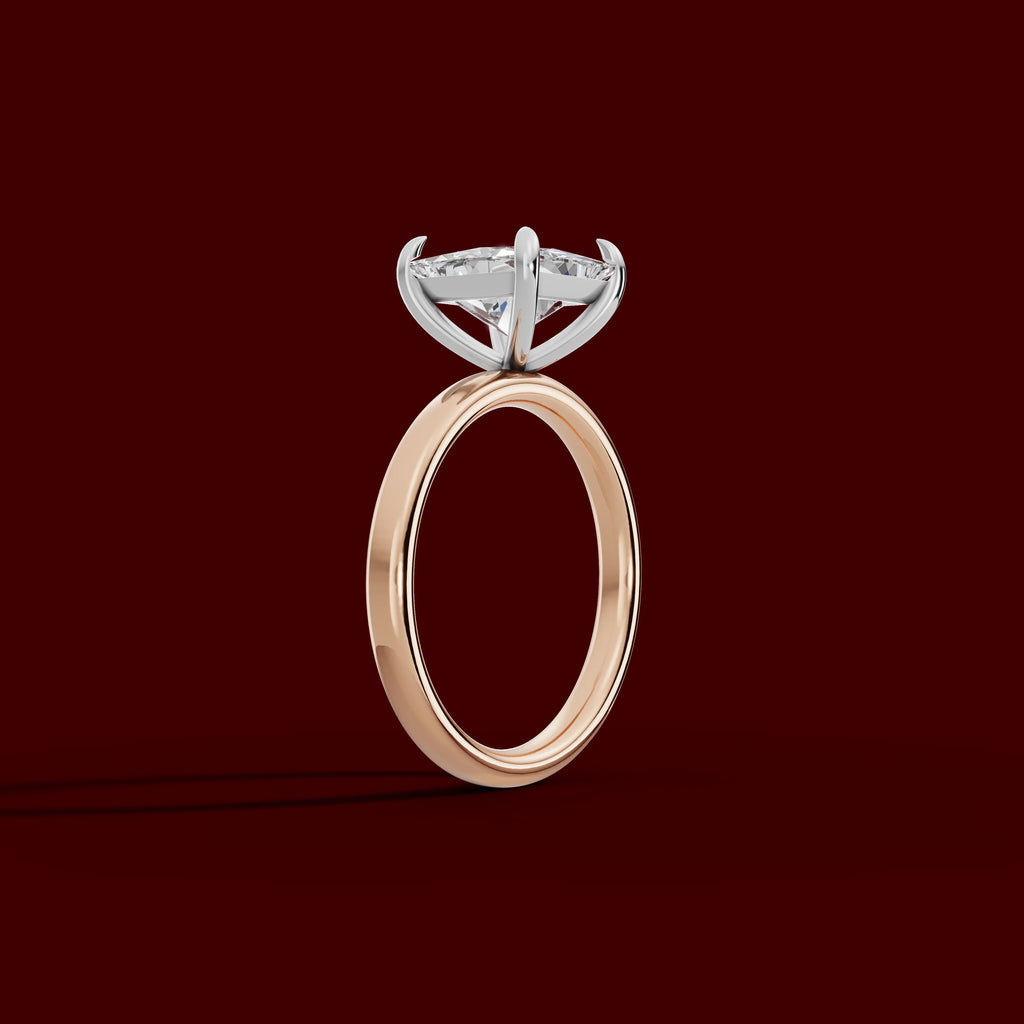 GAIA | Anillo solitario princesa