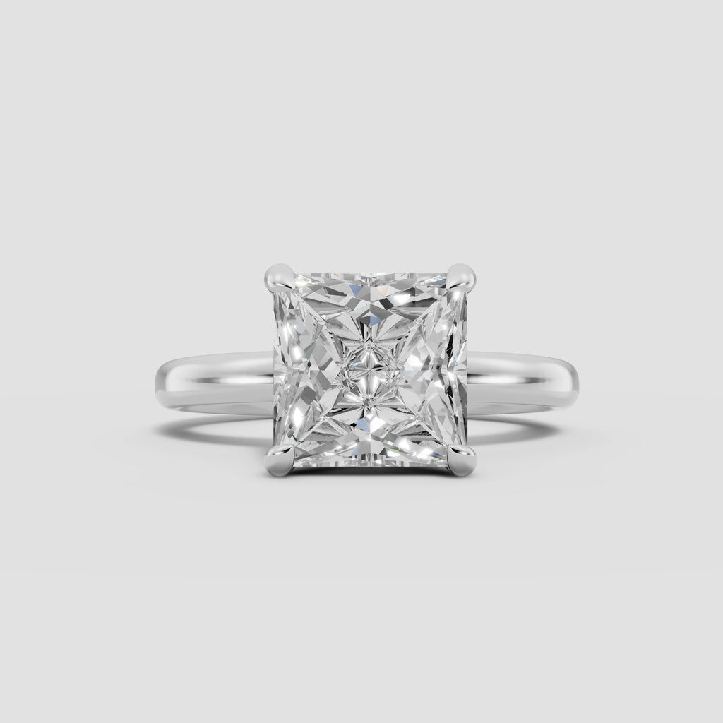 GAIA | Anillo solitario princesa