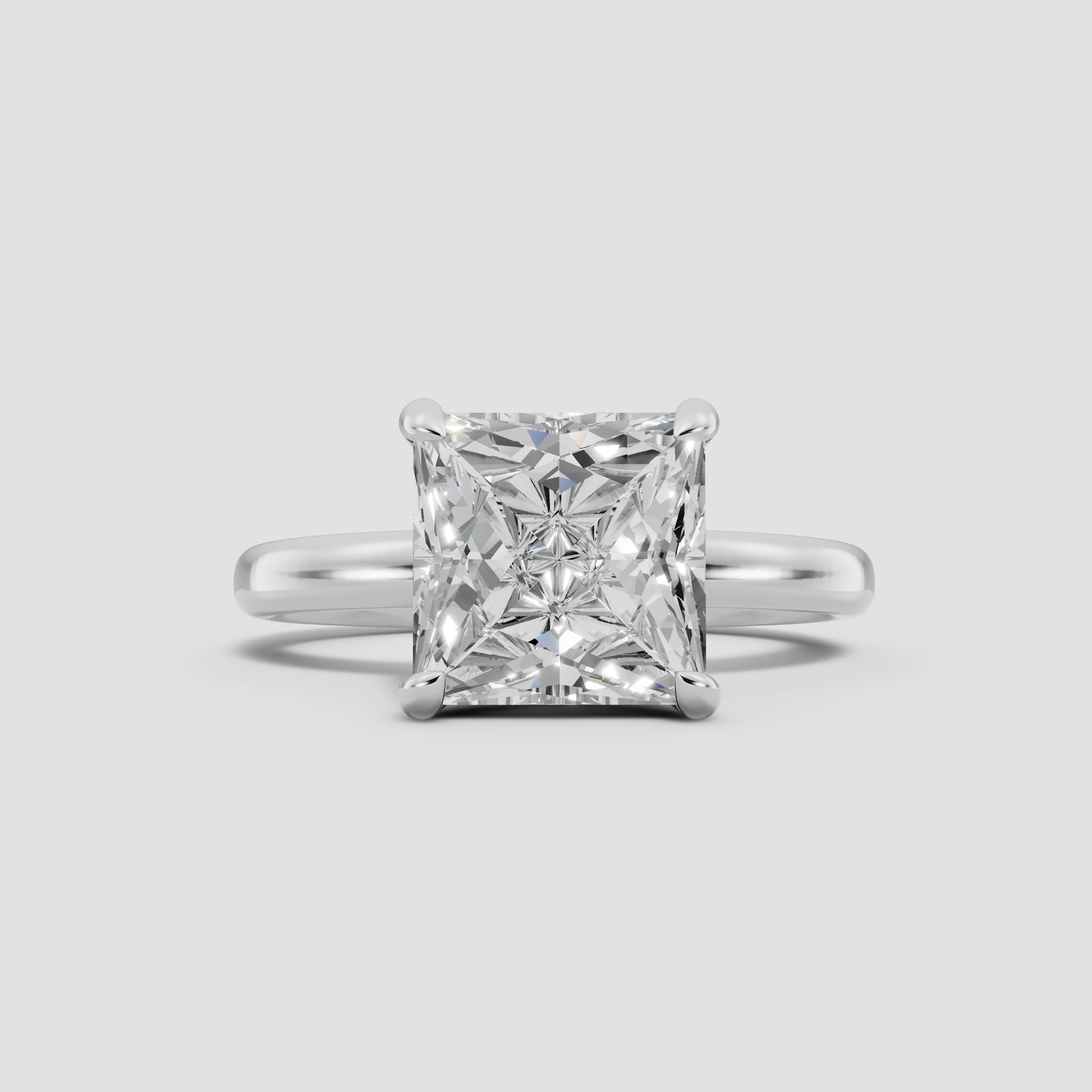 GAIA | Anillo solitario princesa