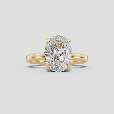 GAIA | Anillo solitario oval