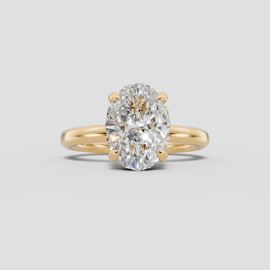 GAIA | Anillo solitario oval