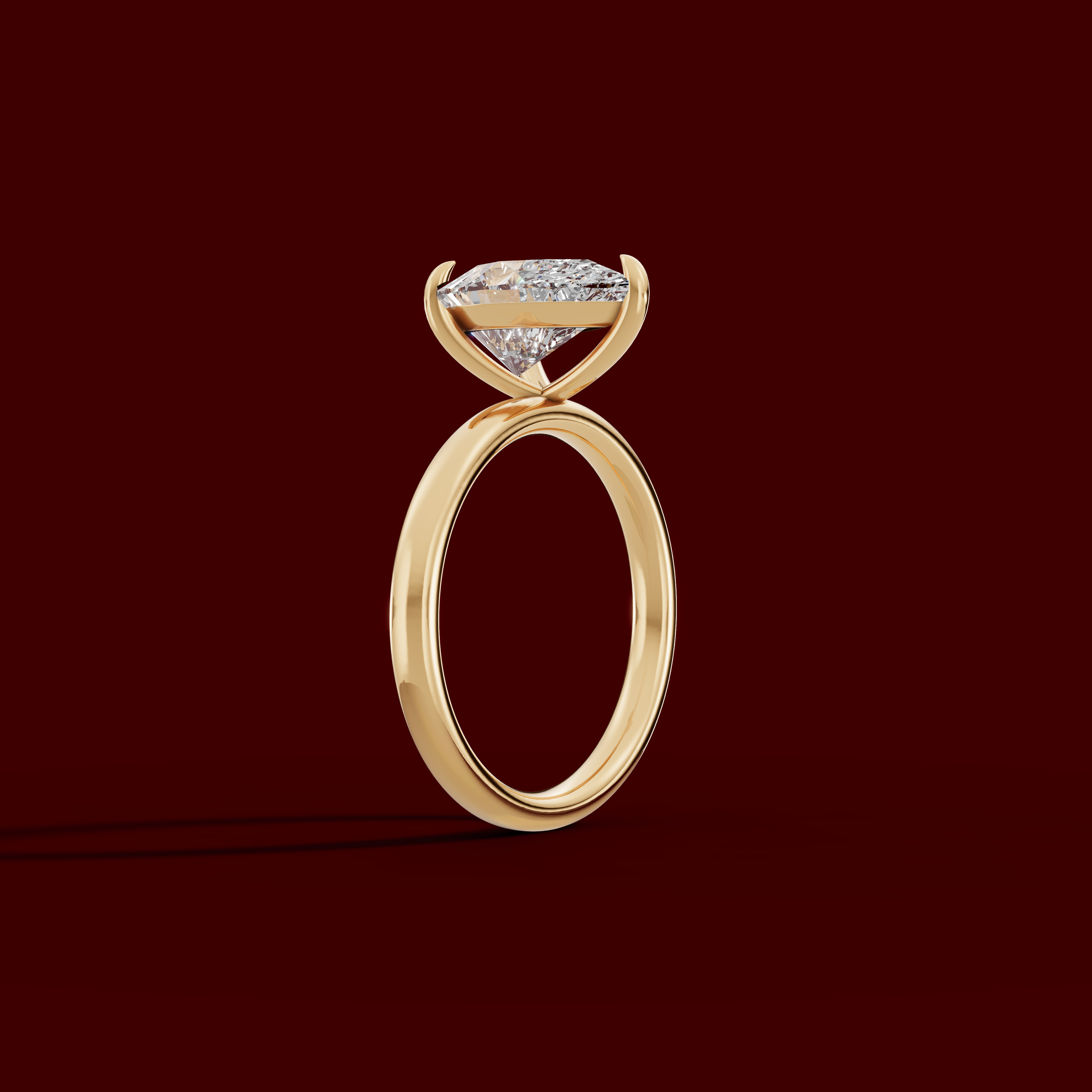 GAIA | Anillo solitario pera