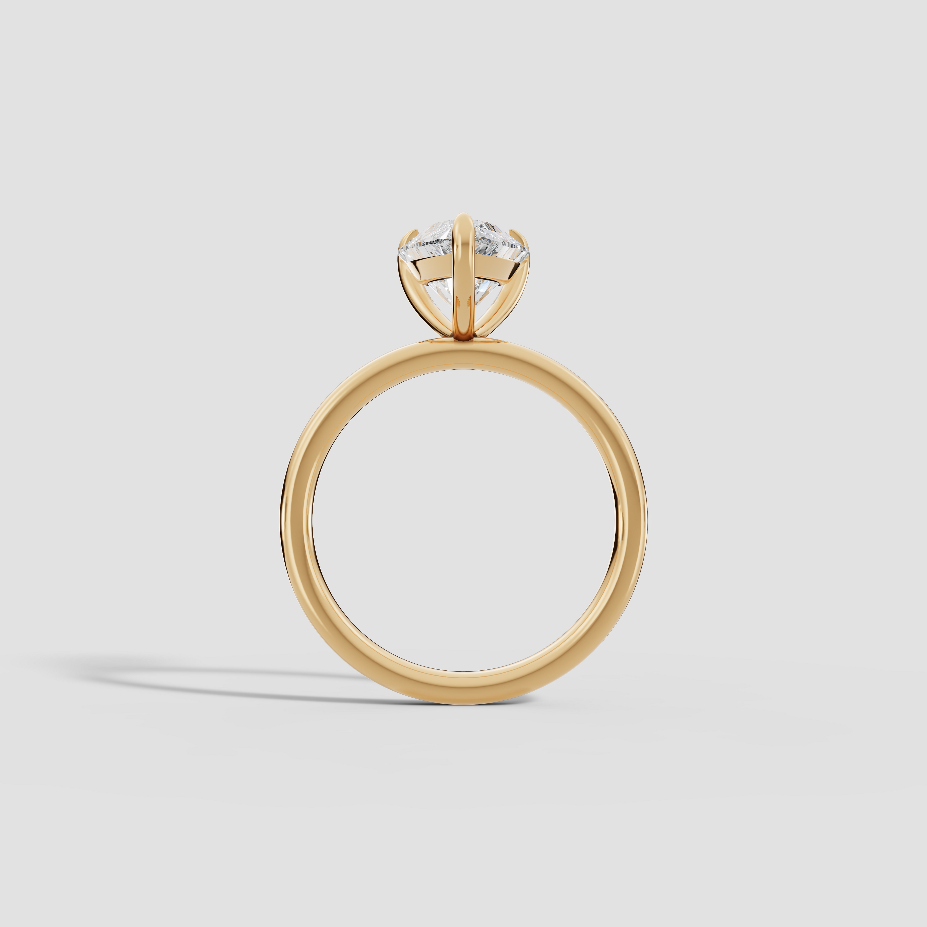 GAIA | Anillo solitario pera