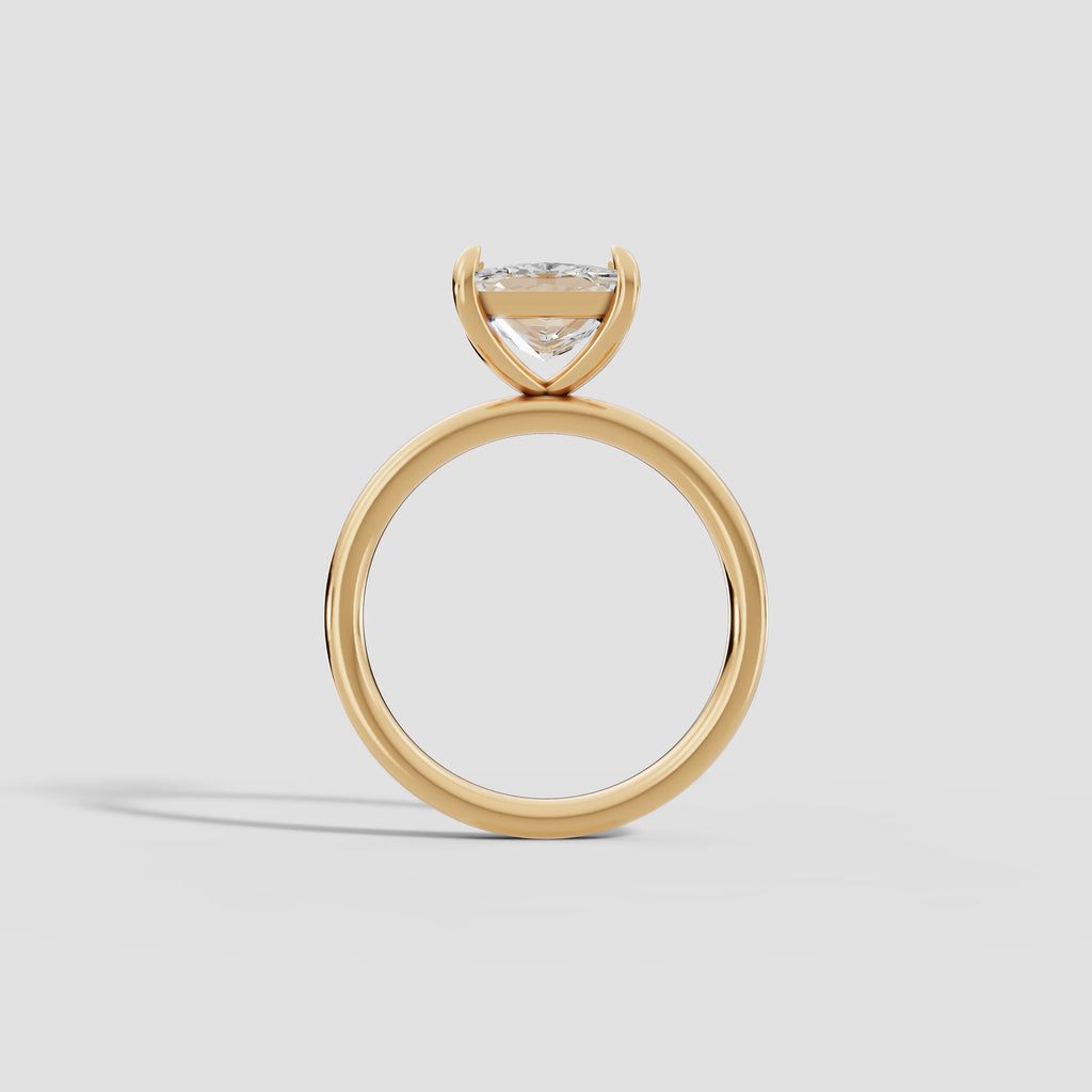 GAIA | Anillo solitario princesa
