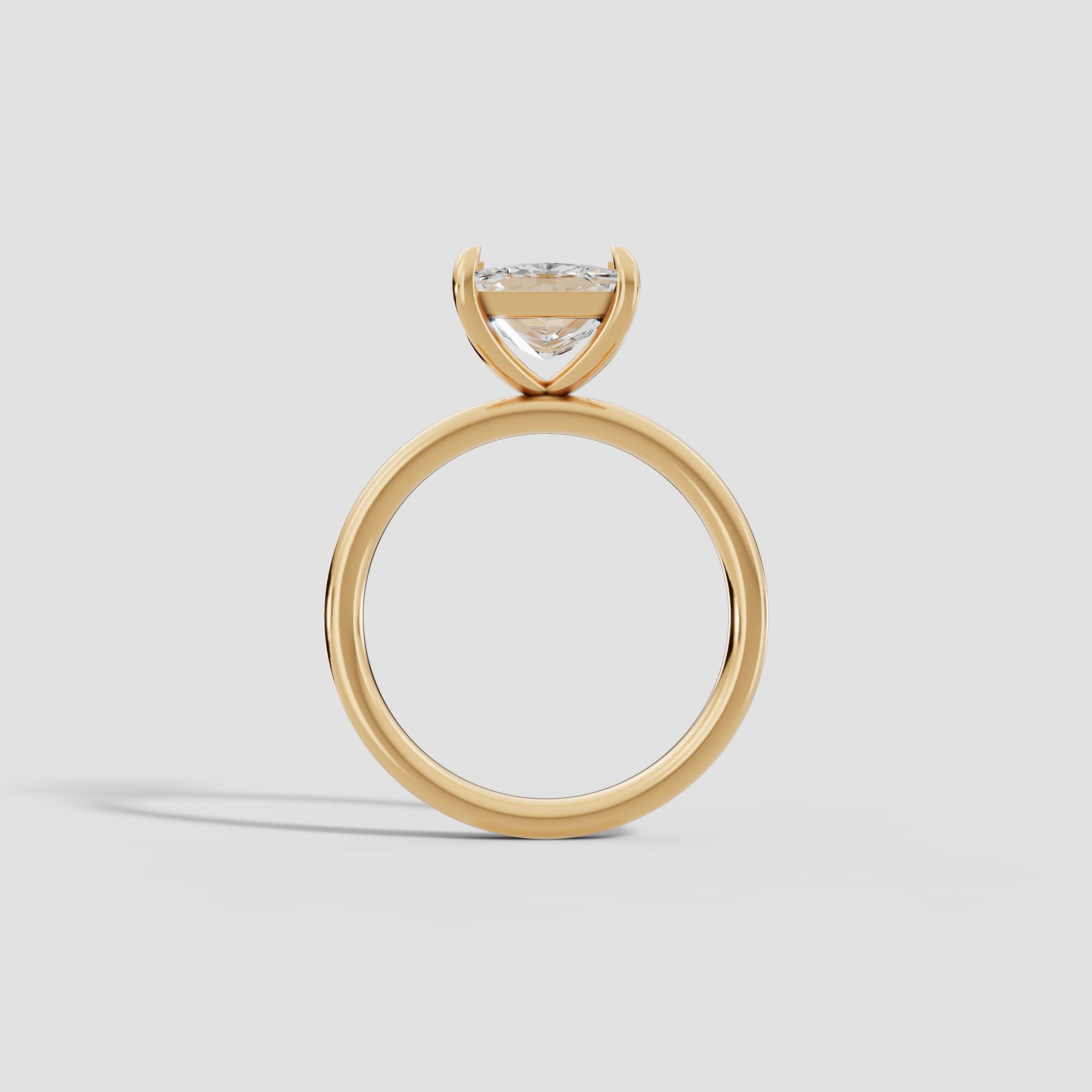 GAIA | Anillo solitario princesa