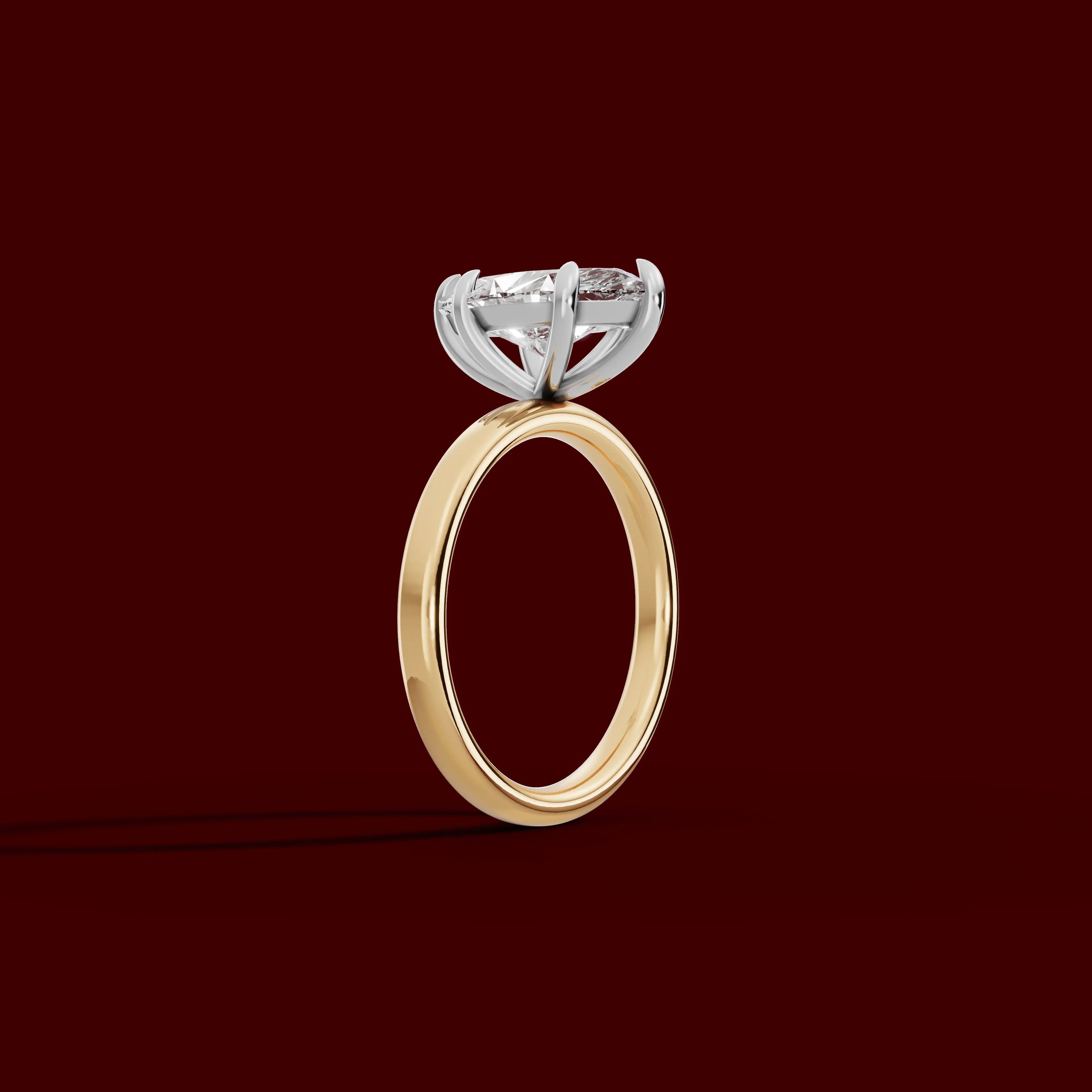 GAIA | Anillo solitario marquesa