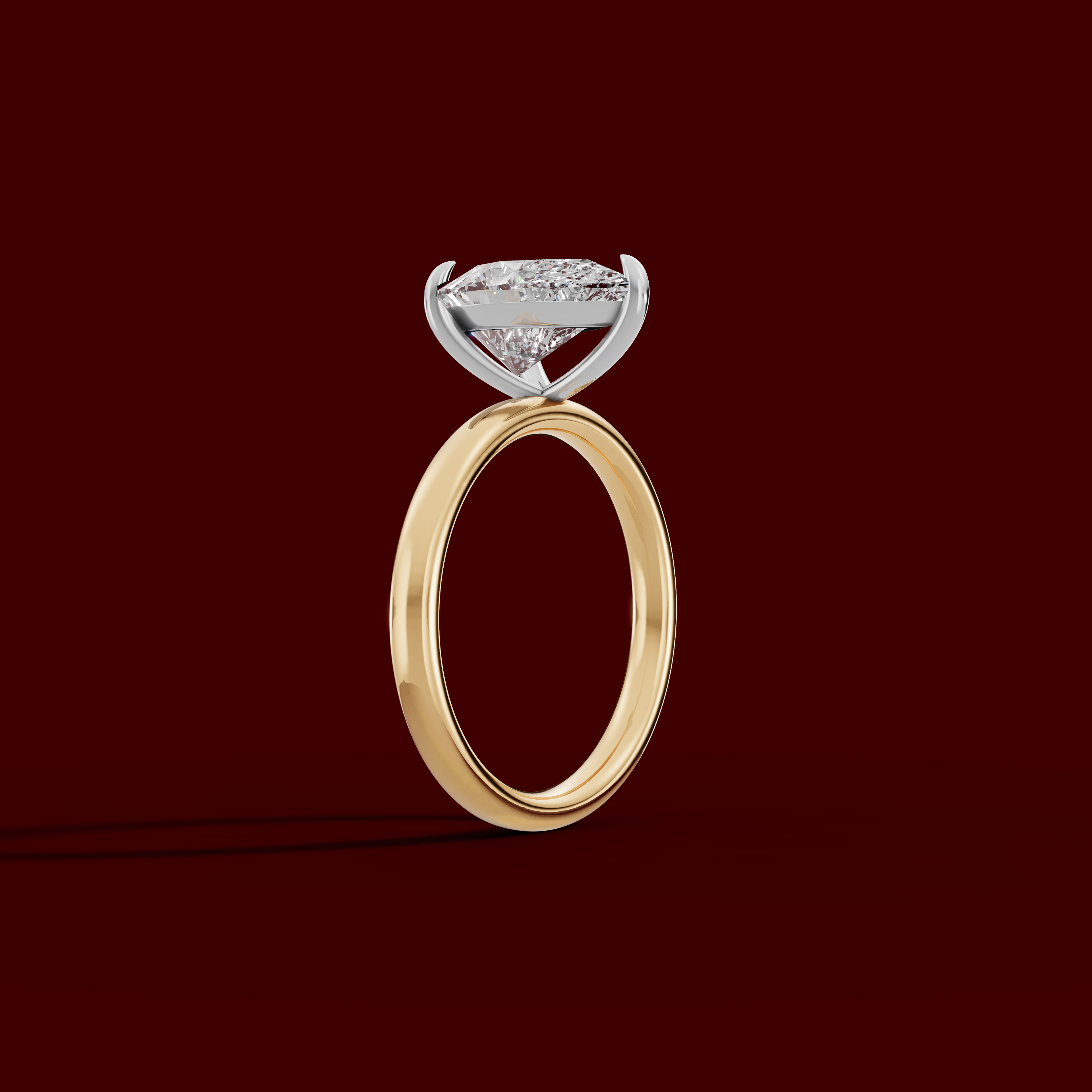 GAIA | Anillo solitario pera