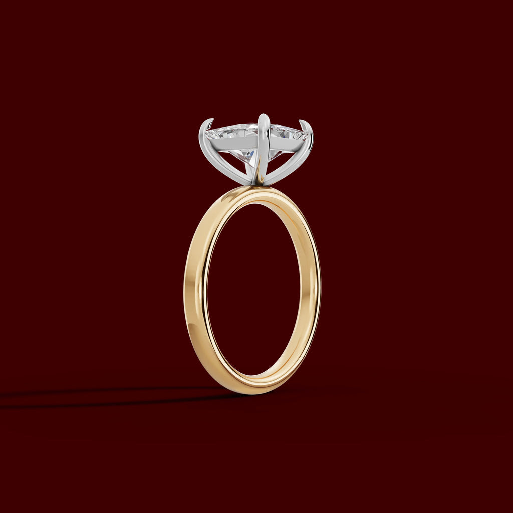 GAIA | Anillo solitario princesa