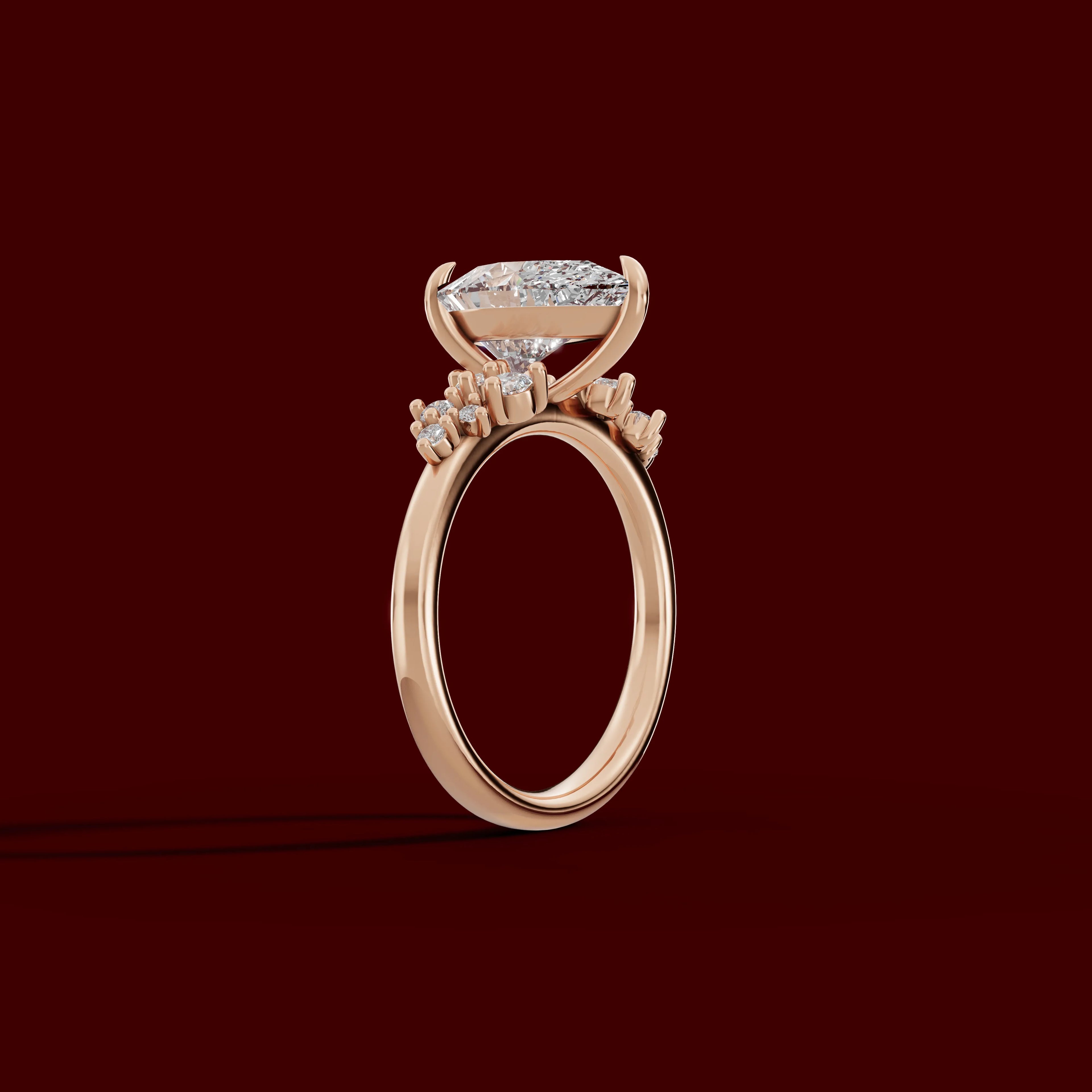 JASMINE | Anillo clúster pera