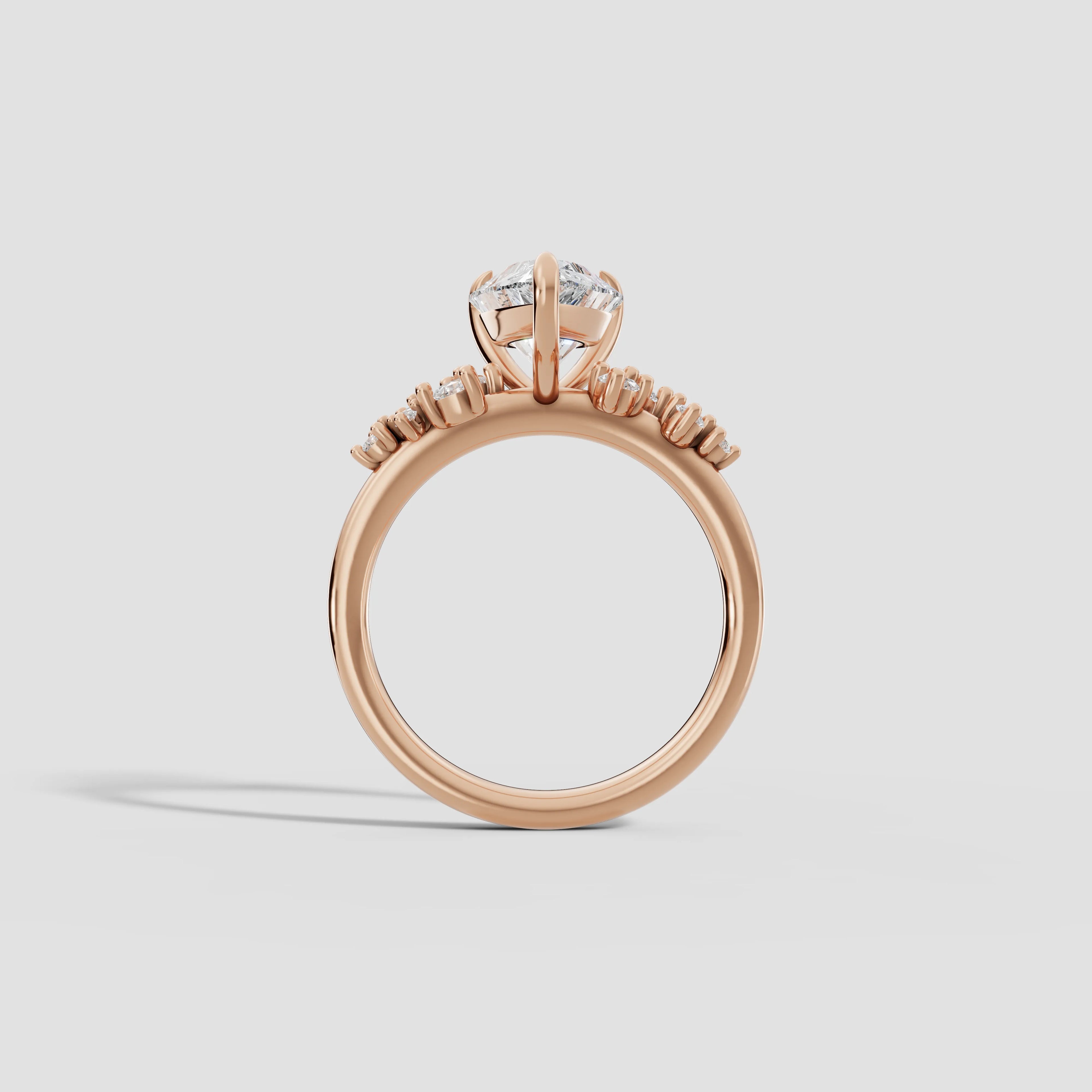 JASMINE | Anillo clúster pera