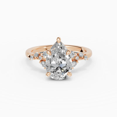 JASMINE | Anillo clúster pera