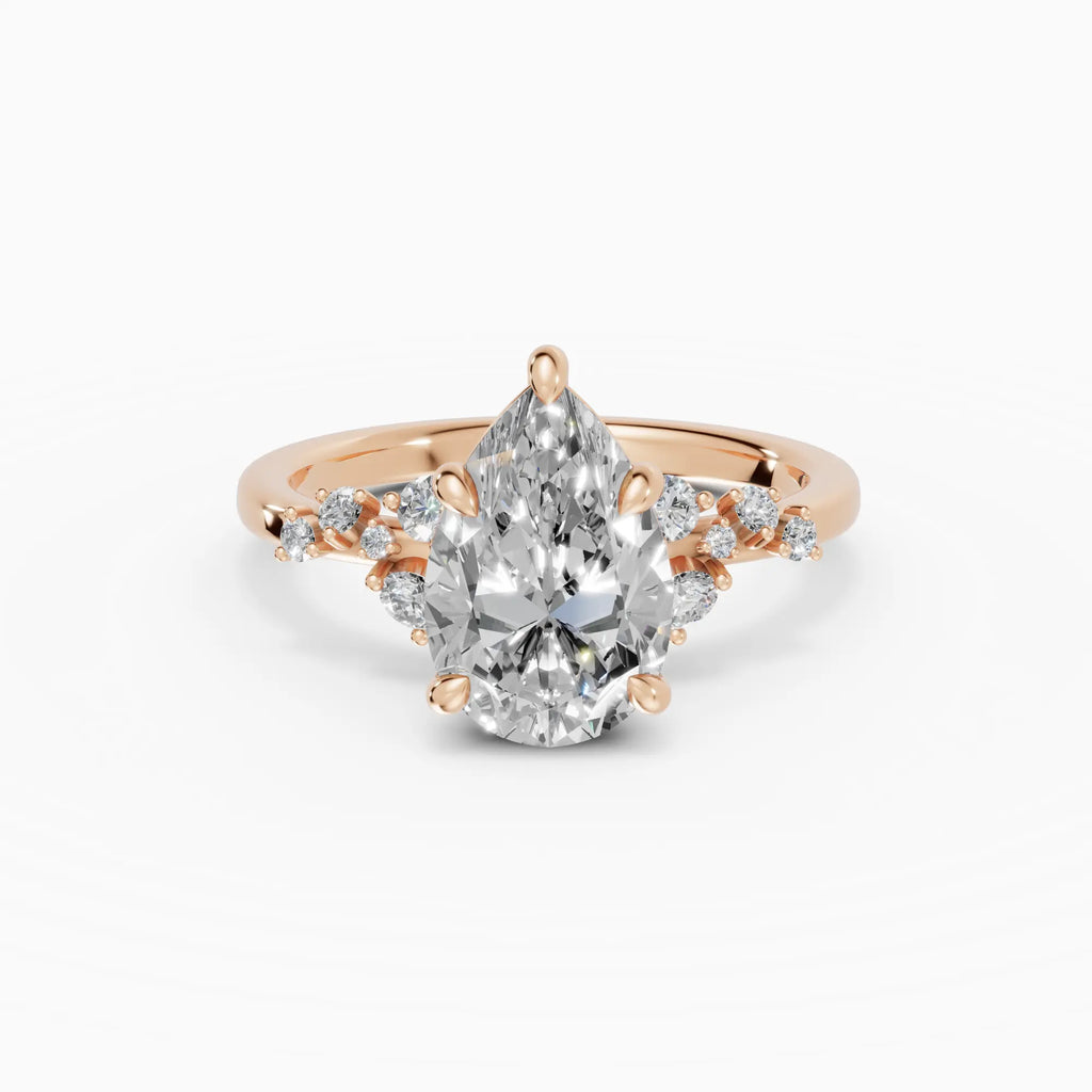 JASMINE | Anillo clúster pera