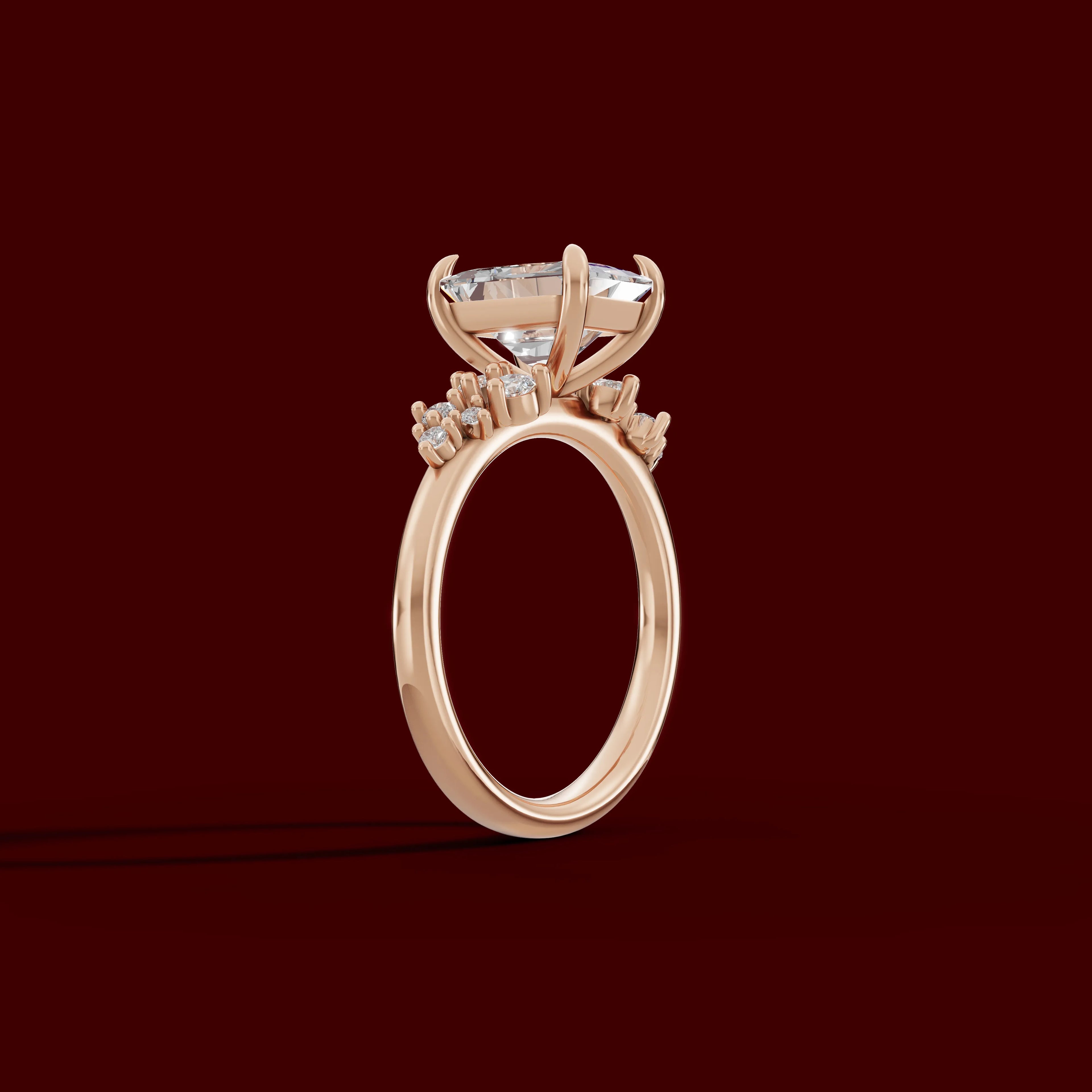 JASMINE | Anillo clúster radiante