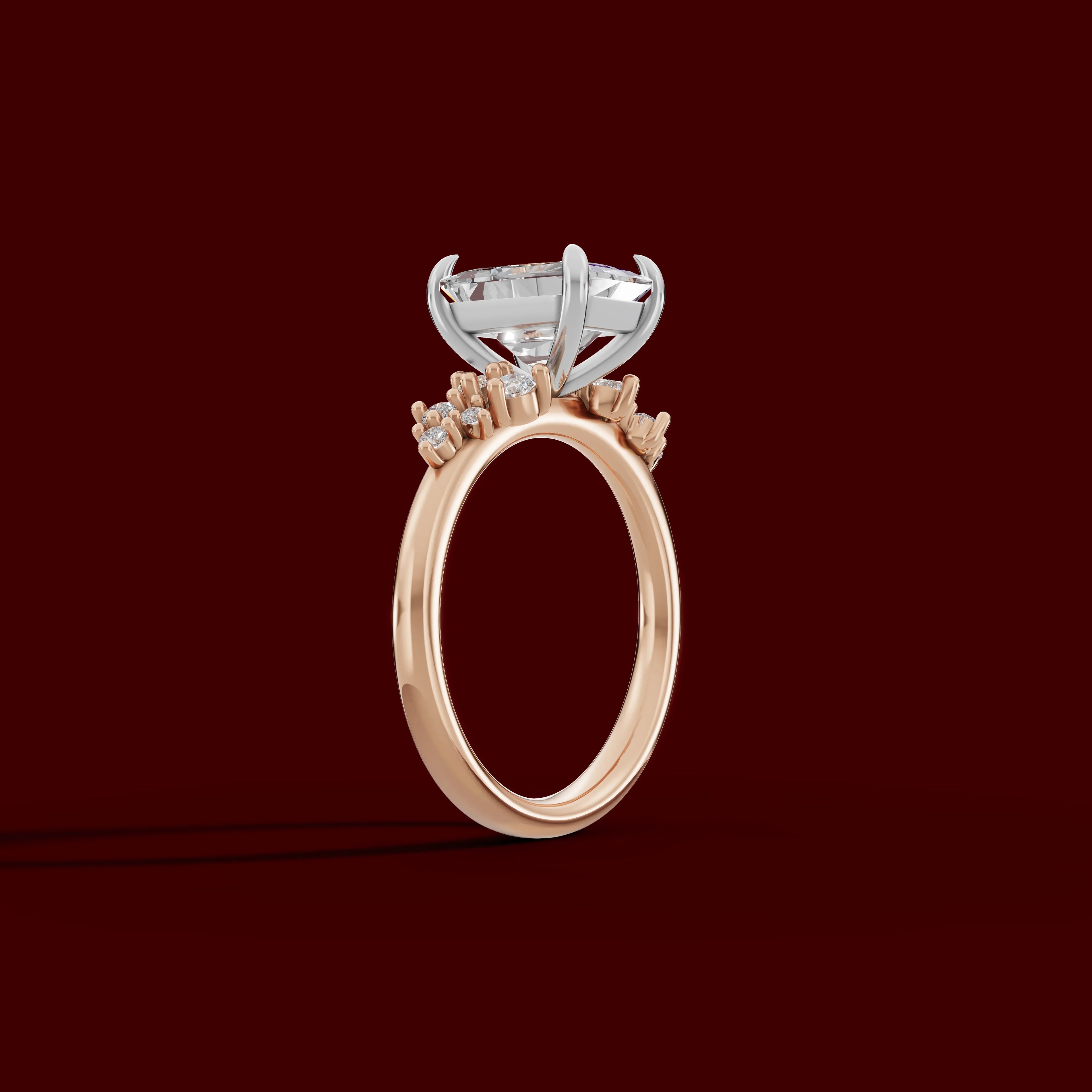 JASMINE | Anillo clúster radiante