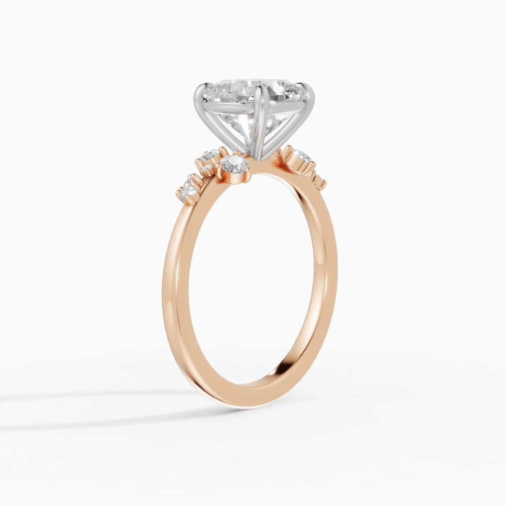 JASMINE | Anillo clúster cojín