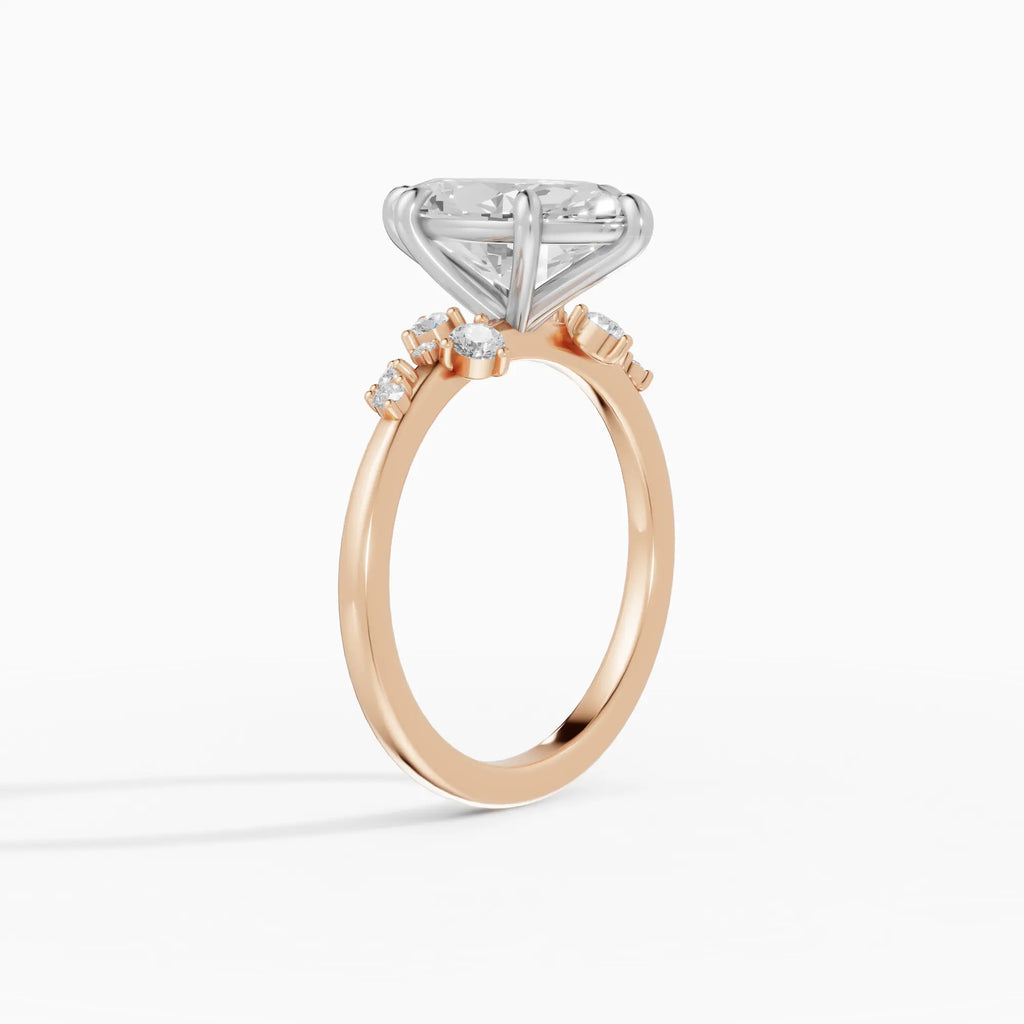 Anillo de compromiso JASMINE marquesa clúster