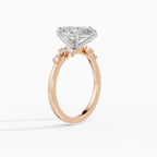 JASMINE pear cluster engagement ring