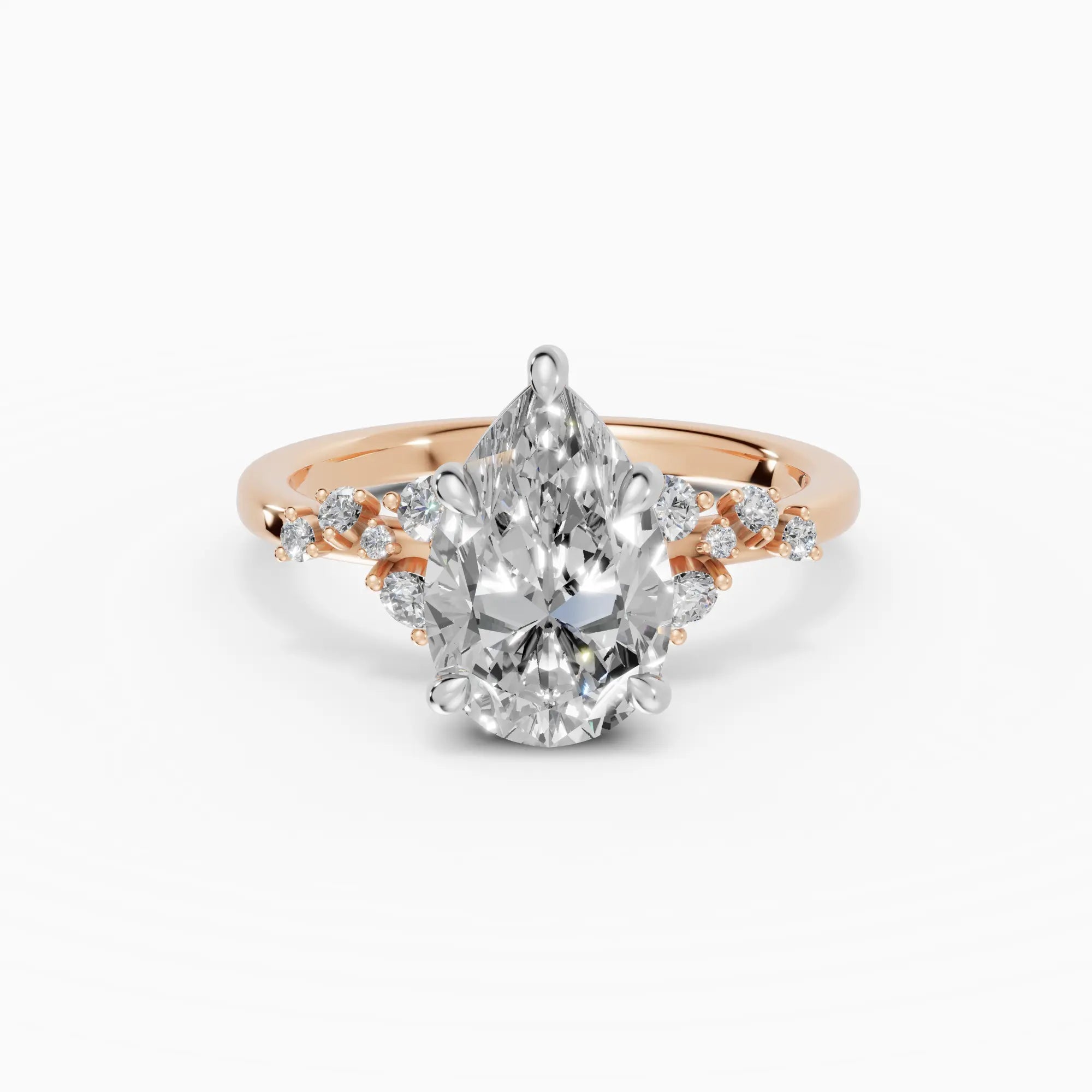 JASMINE | Anillo clúster pera