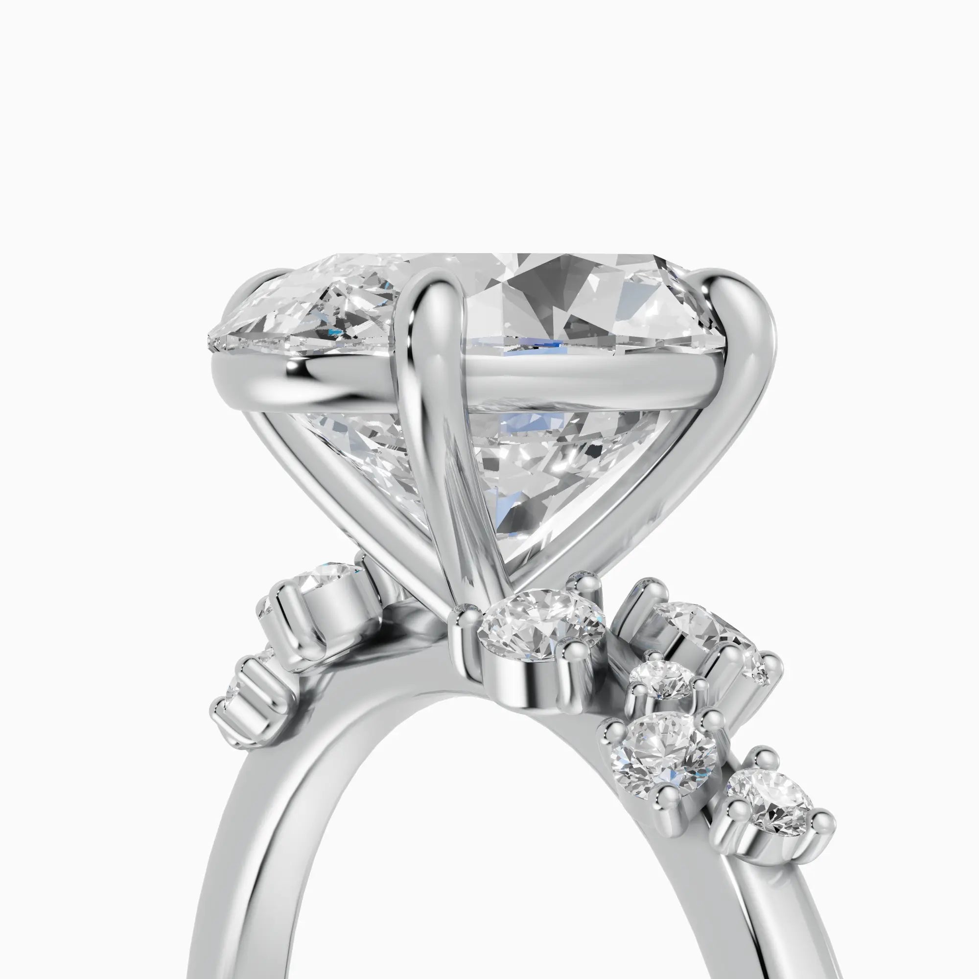 JASMINE | Anillo clúster oval