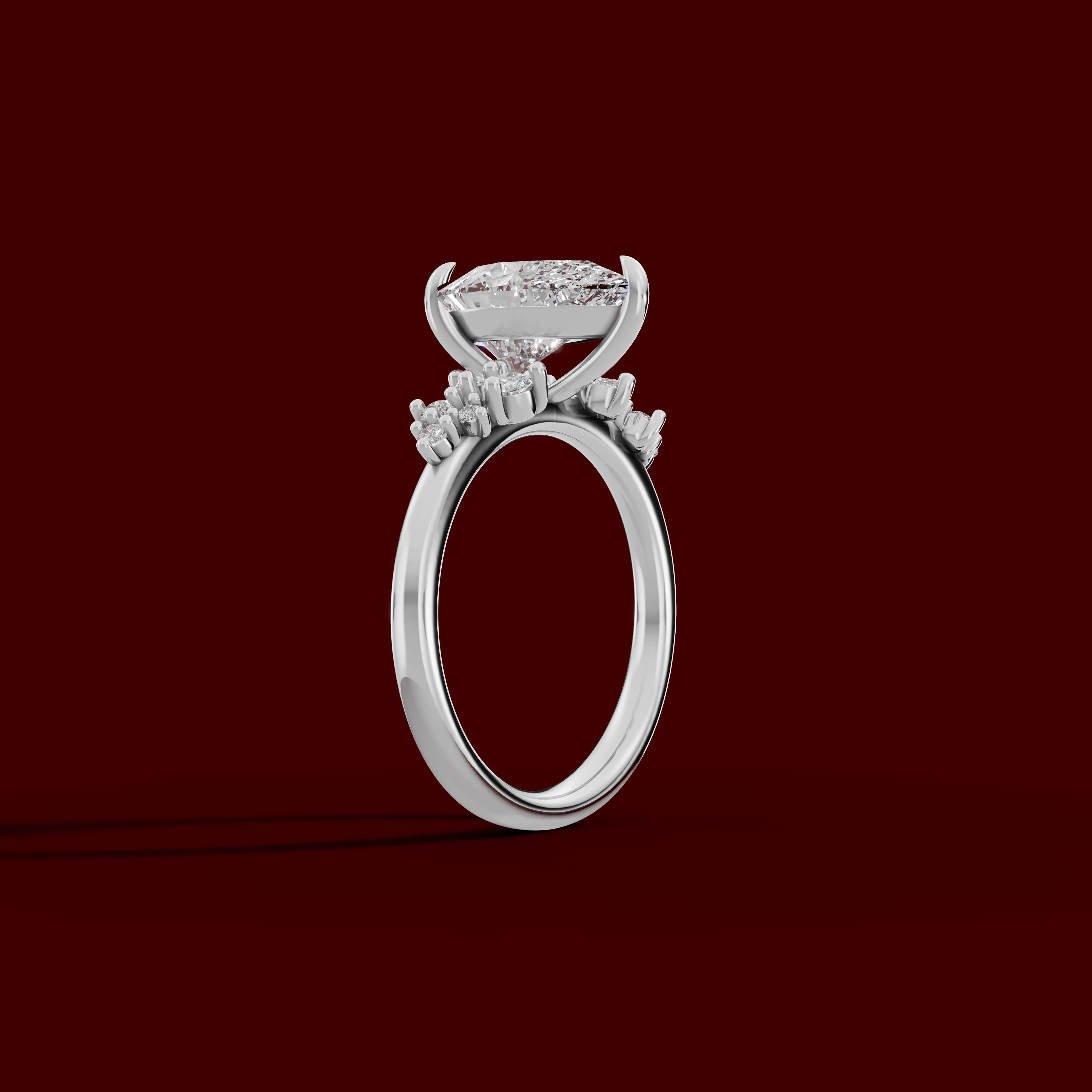 JASMINE | Anillo clúster pera