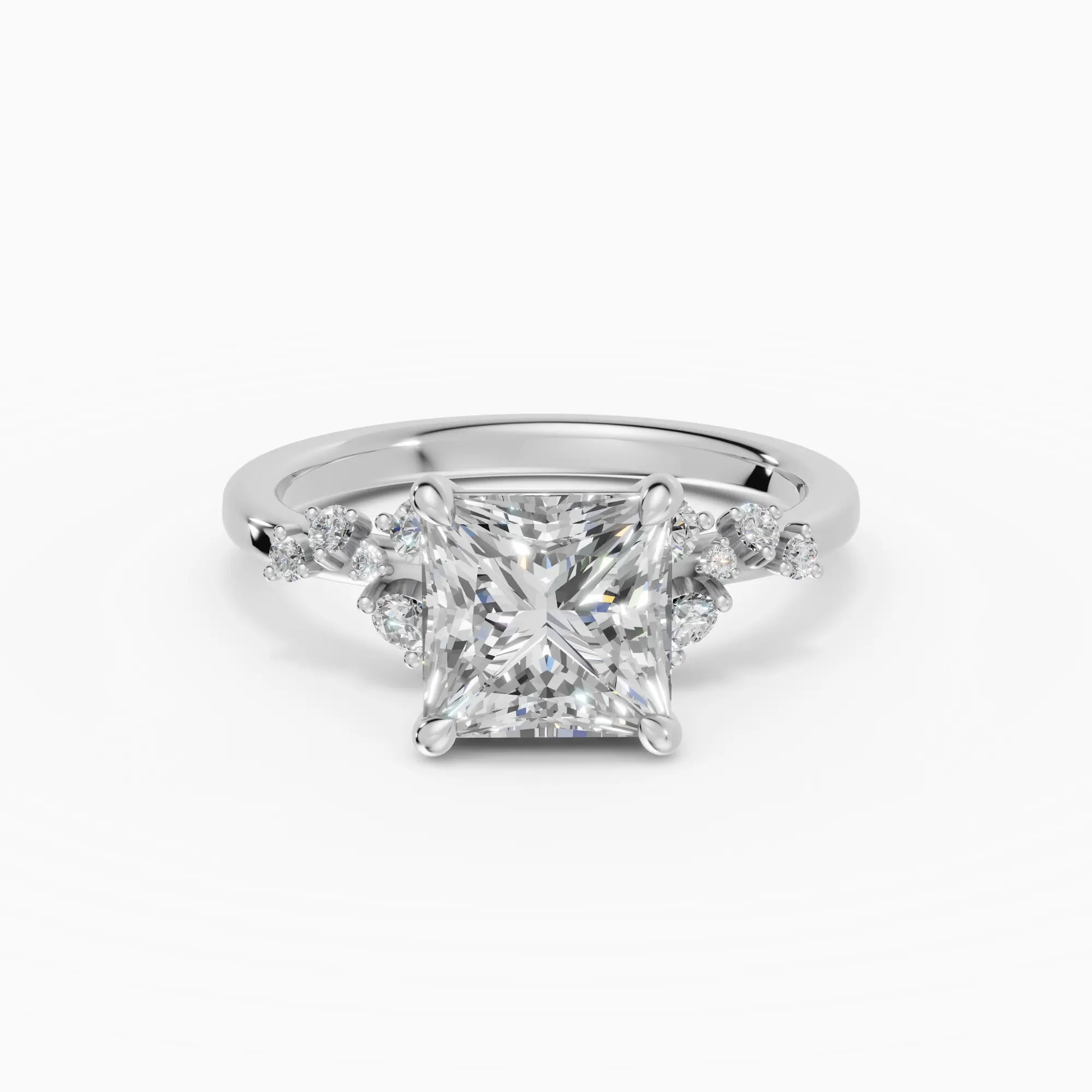 JASMINE | Anillo clúster princesa