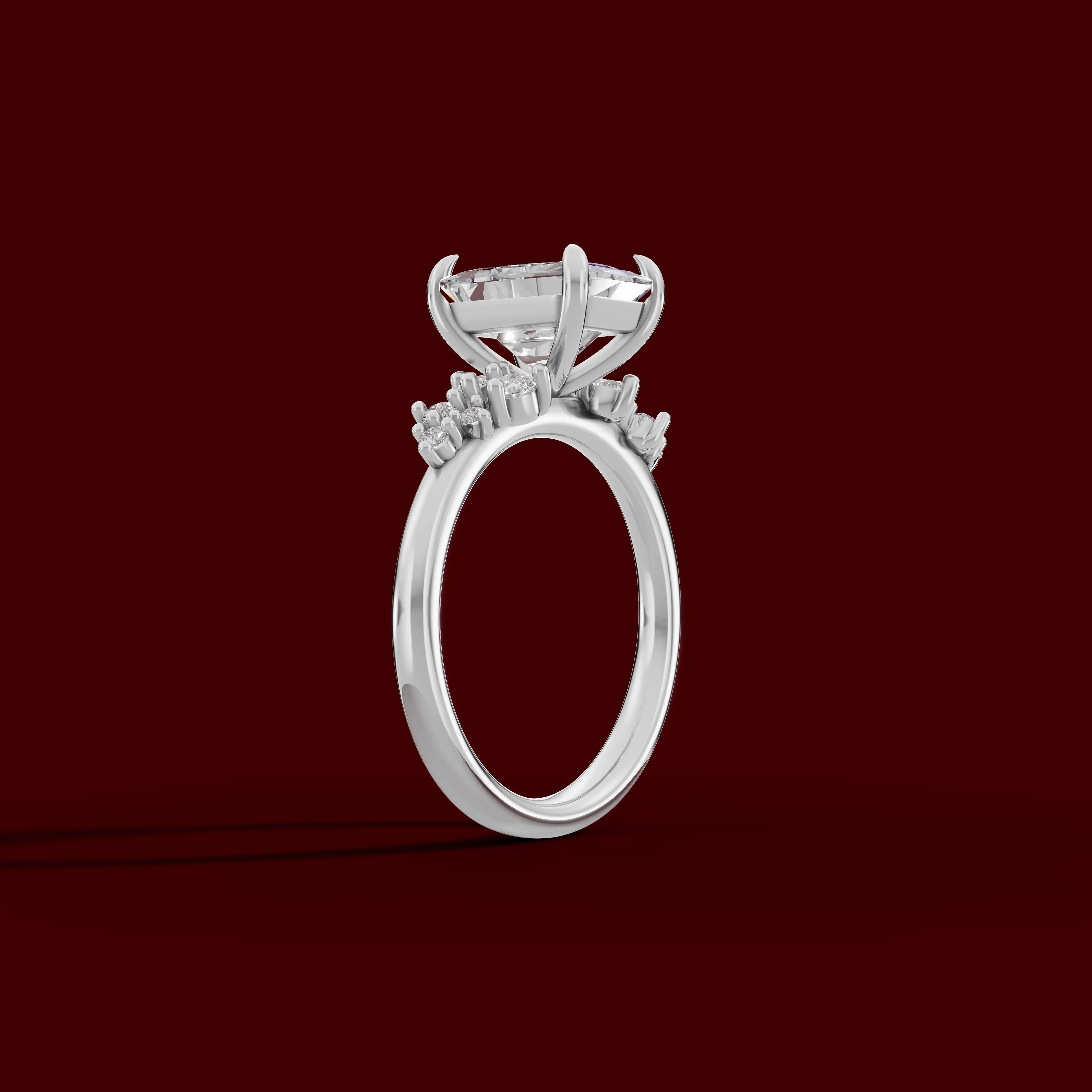 JASMINE | Anillo clúster radiante