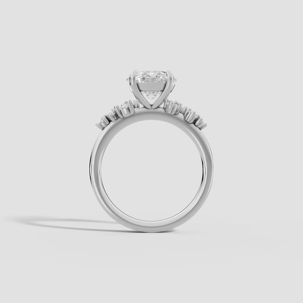 JASMINE | Anillo clúster brillante